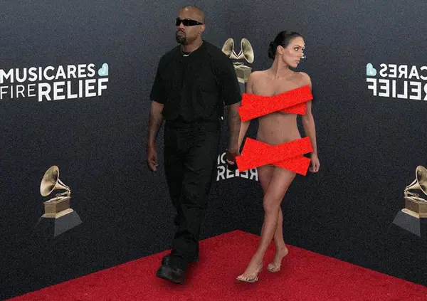 Femminismo o ipocrisia? La verit&agrave; dietro Bianca Censori nuda ai Grammy 2025: in un mondo ipersessualizzato, senza il marketing, il nostro corpo ci destabilizza. Kanye West l'ha capito?