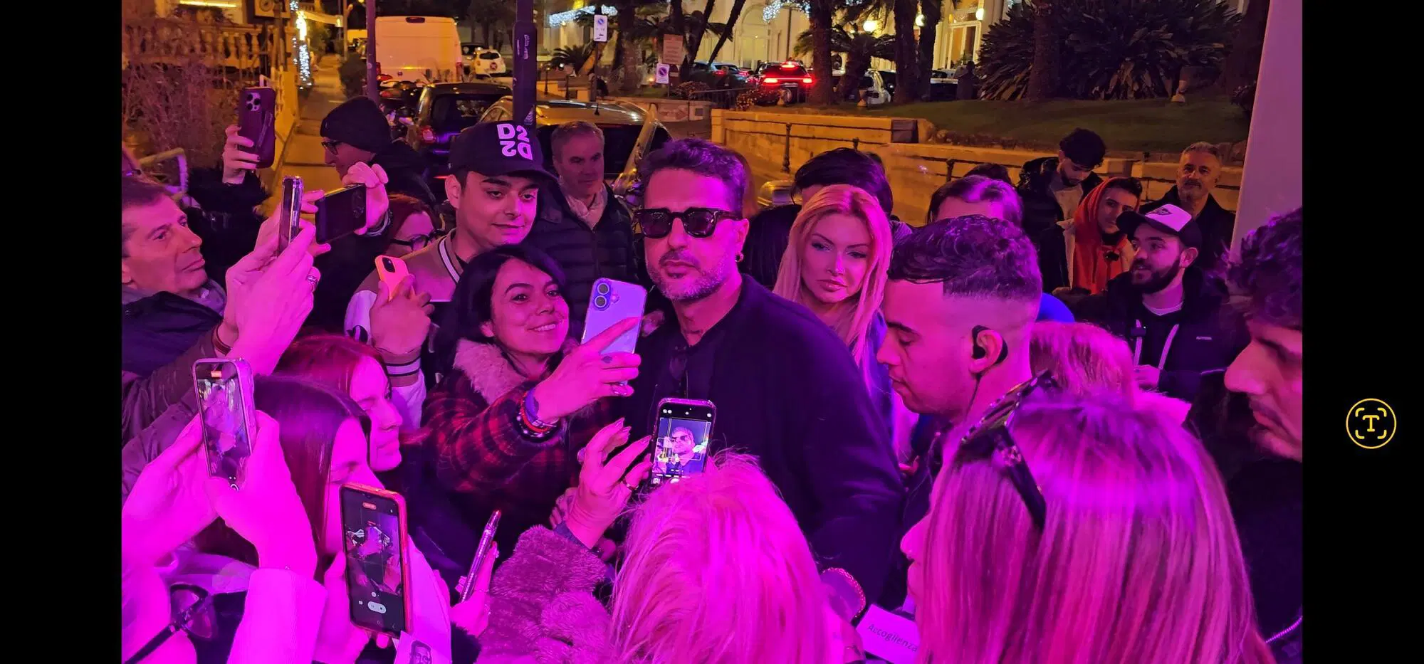 Fabrizio Corona a Sanremo per il MOW Against