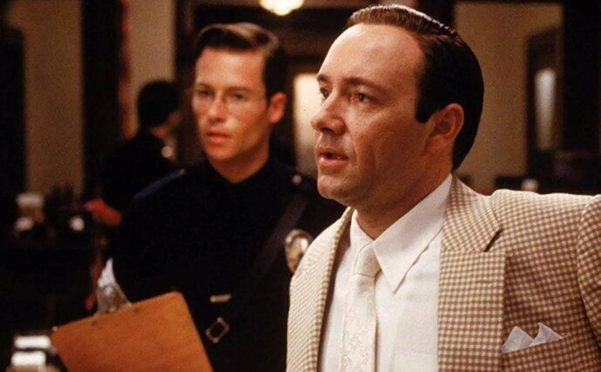 Kevin Spacey e Guy Pearce in "L.A. Confidential" (1997)