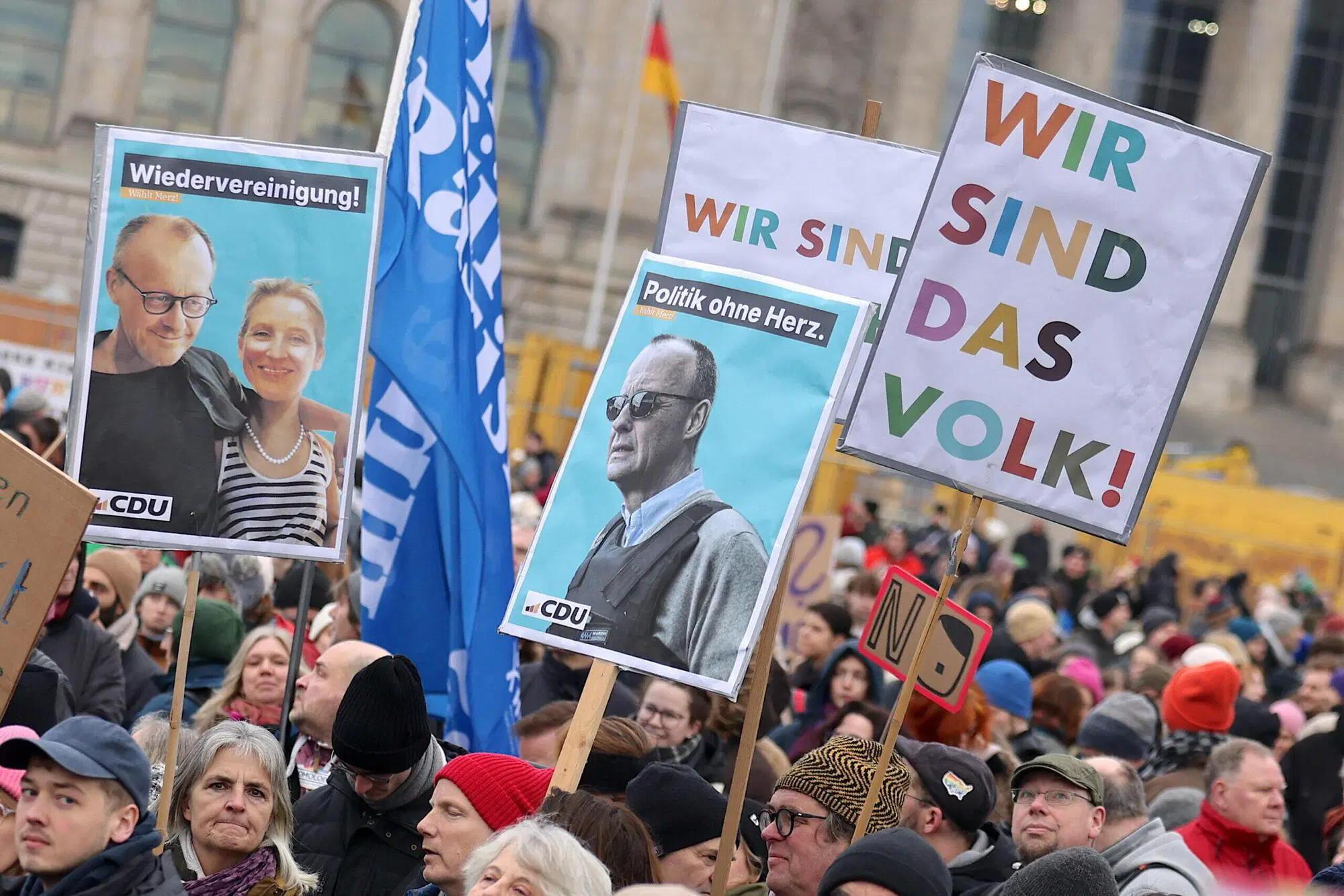 Le manifestazioni in Germania contro l'Afd