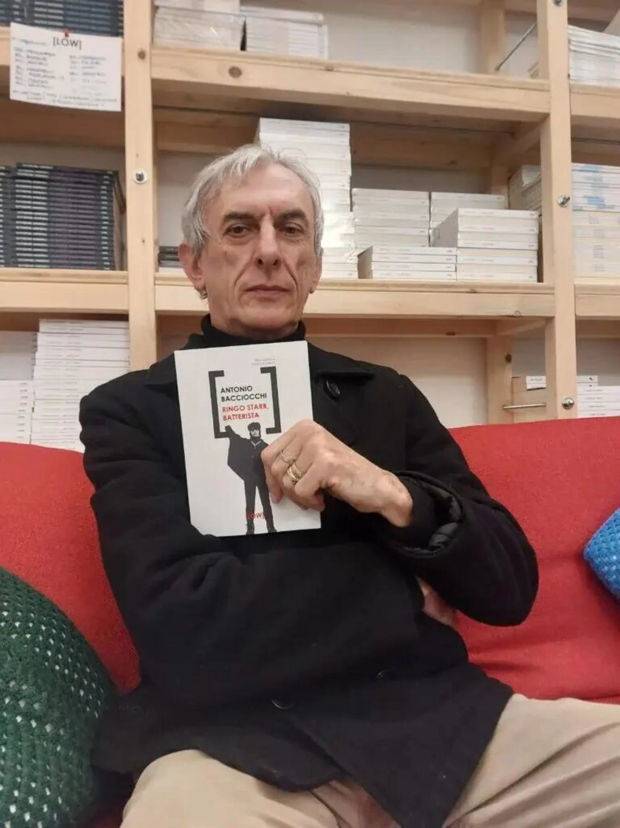 Antonio Bacciocchi e il suo libro Ringo Starr, batterista