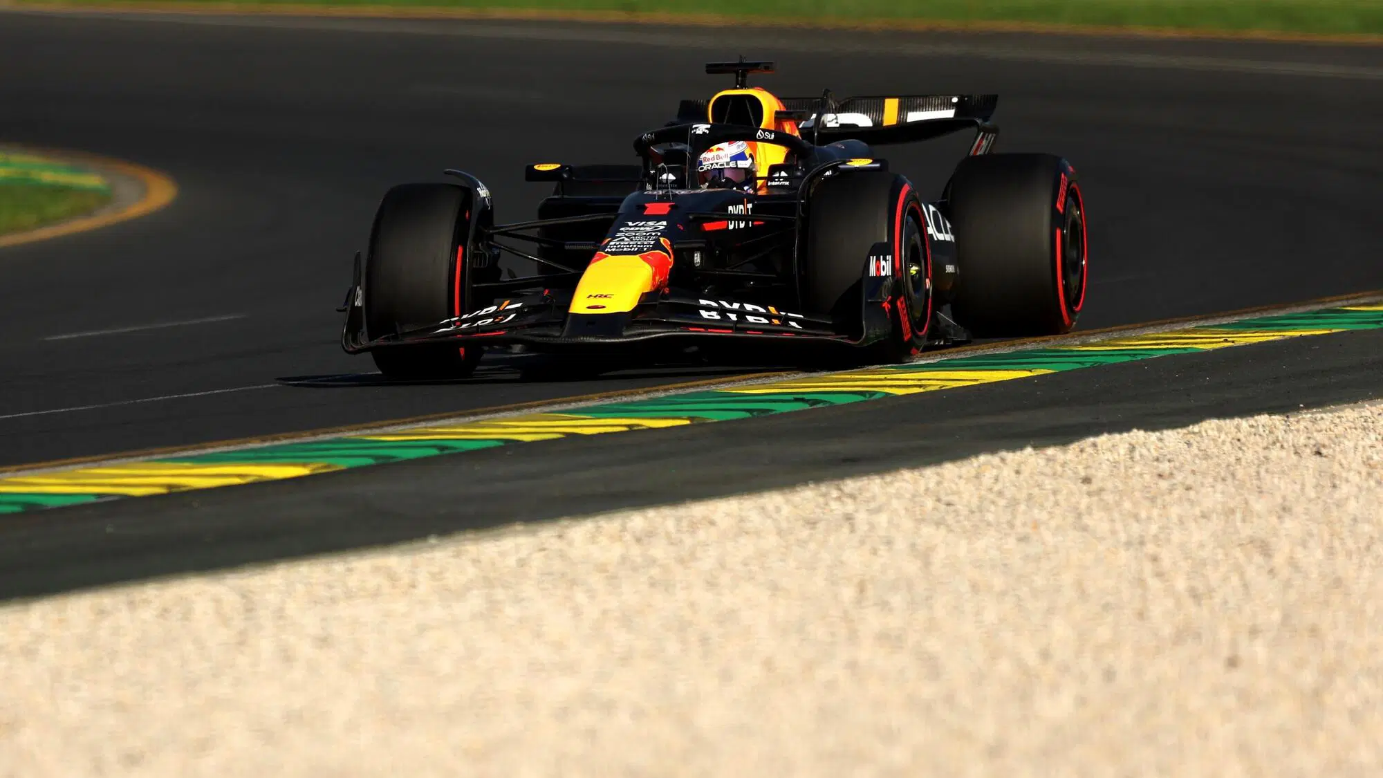 La Red Bull di Max Verstappen durante il GP d'Australia del 2024