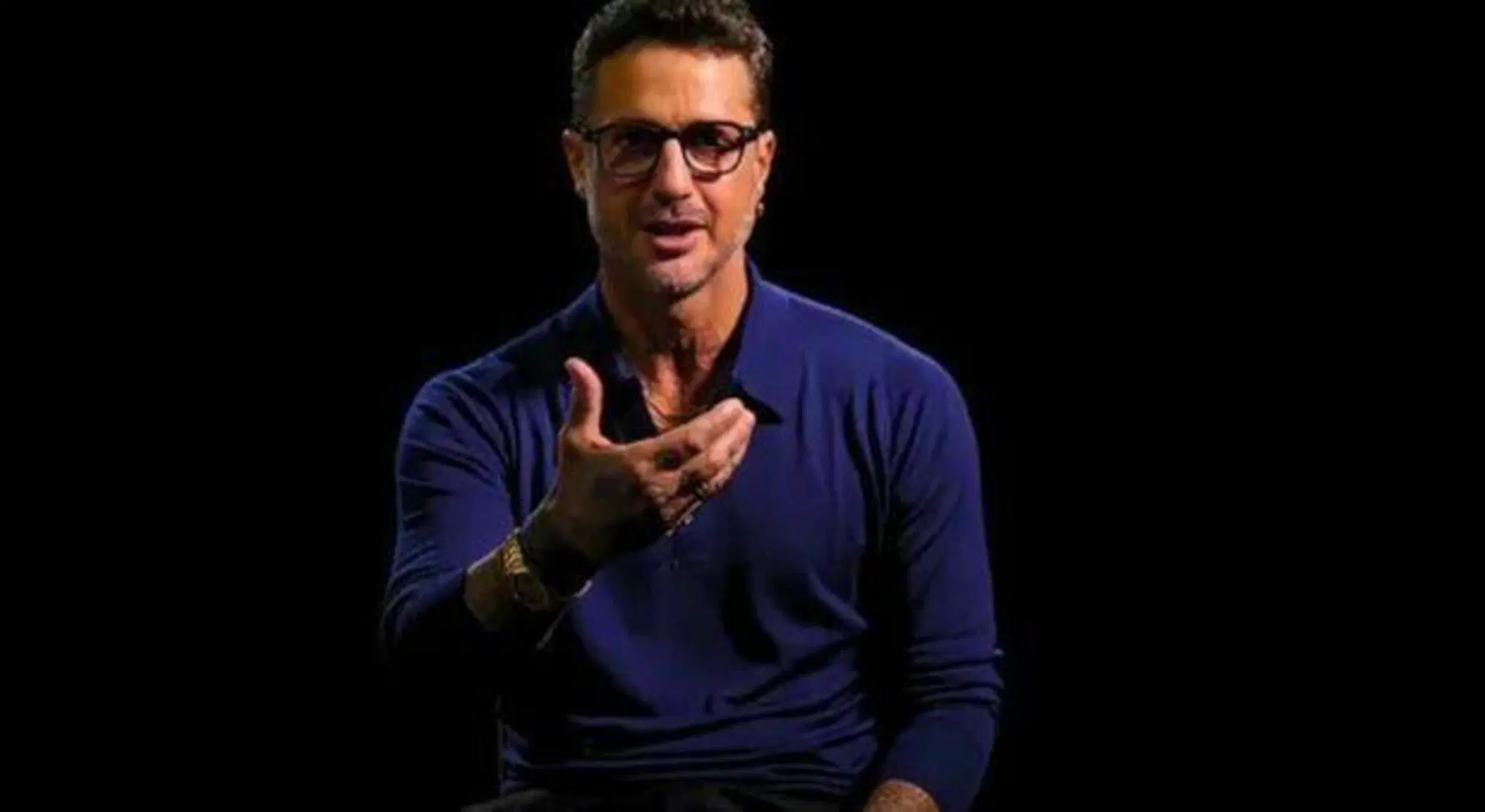 Fabrizio Corona nell'ultima puntata di Falsissimo