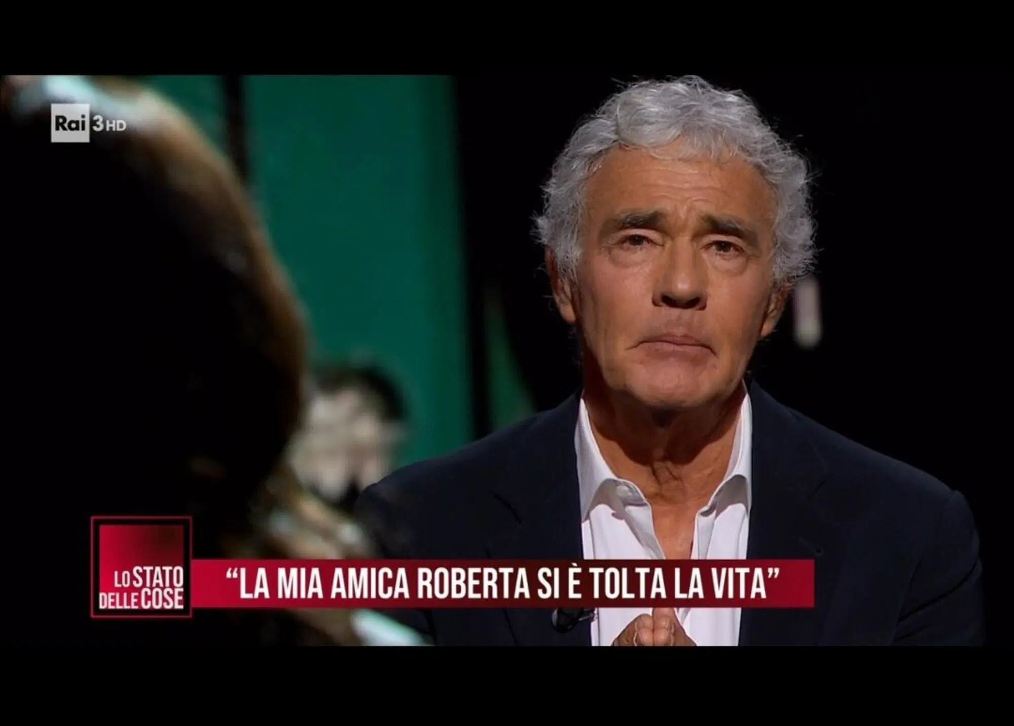 L'amica di Roberta con Giletti