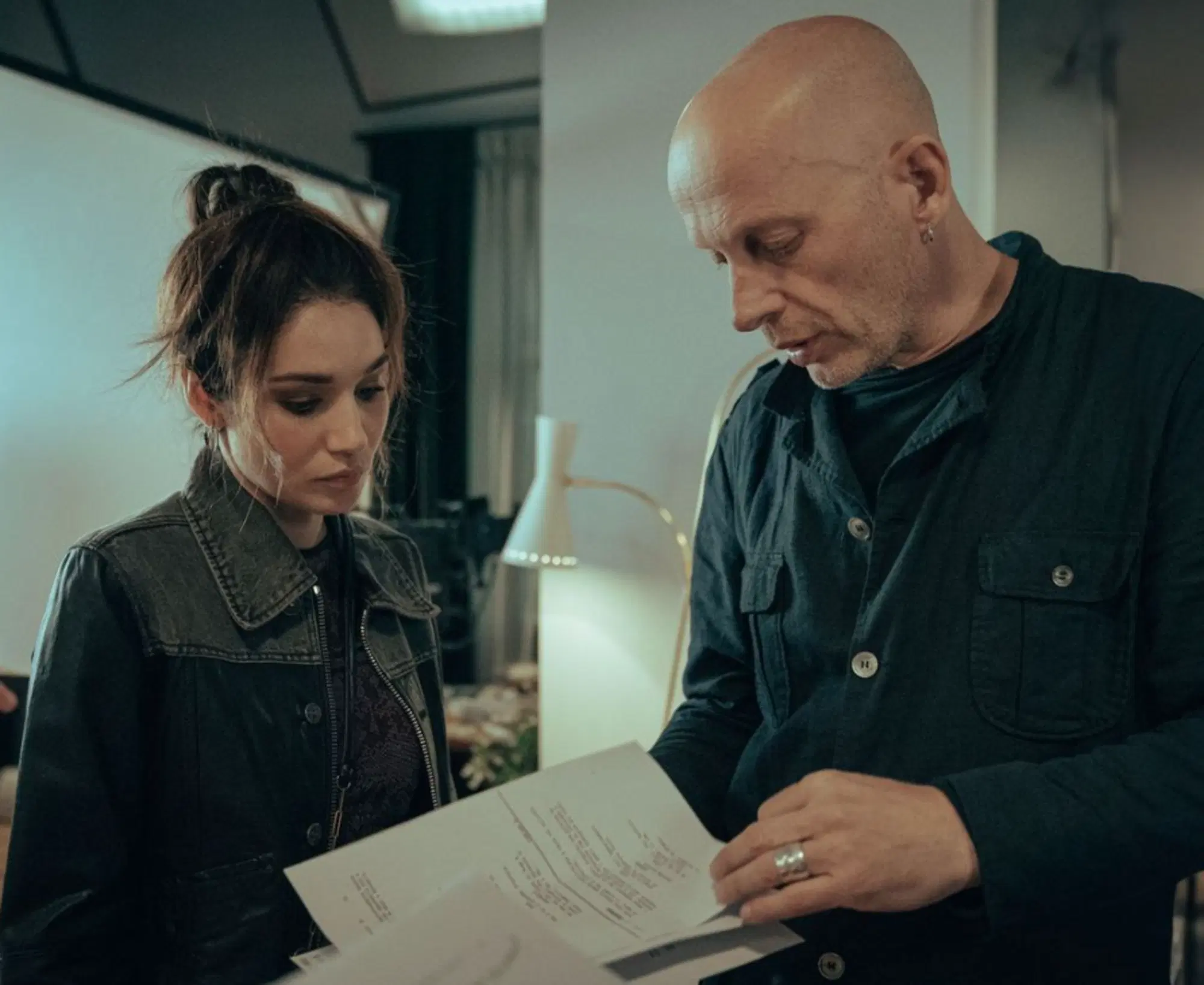 Mariela Garriga e il regista Stefano Sardo