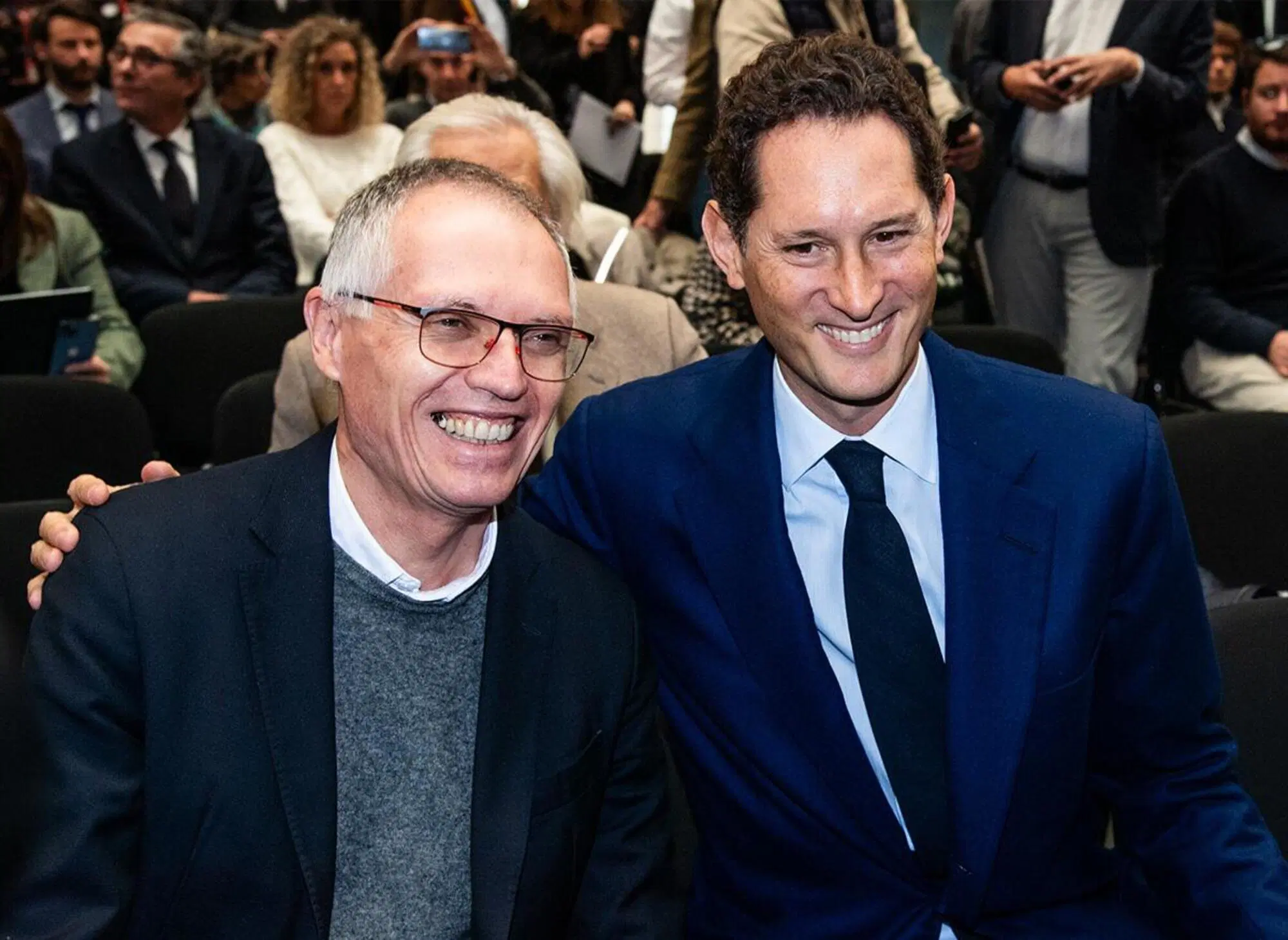 Carlos Tavares e John Elkann