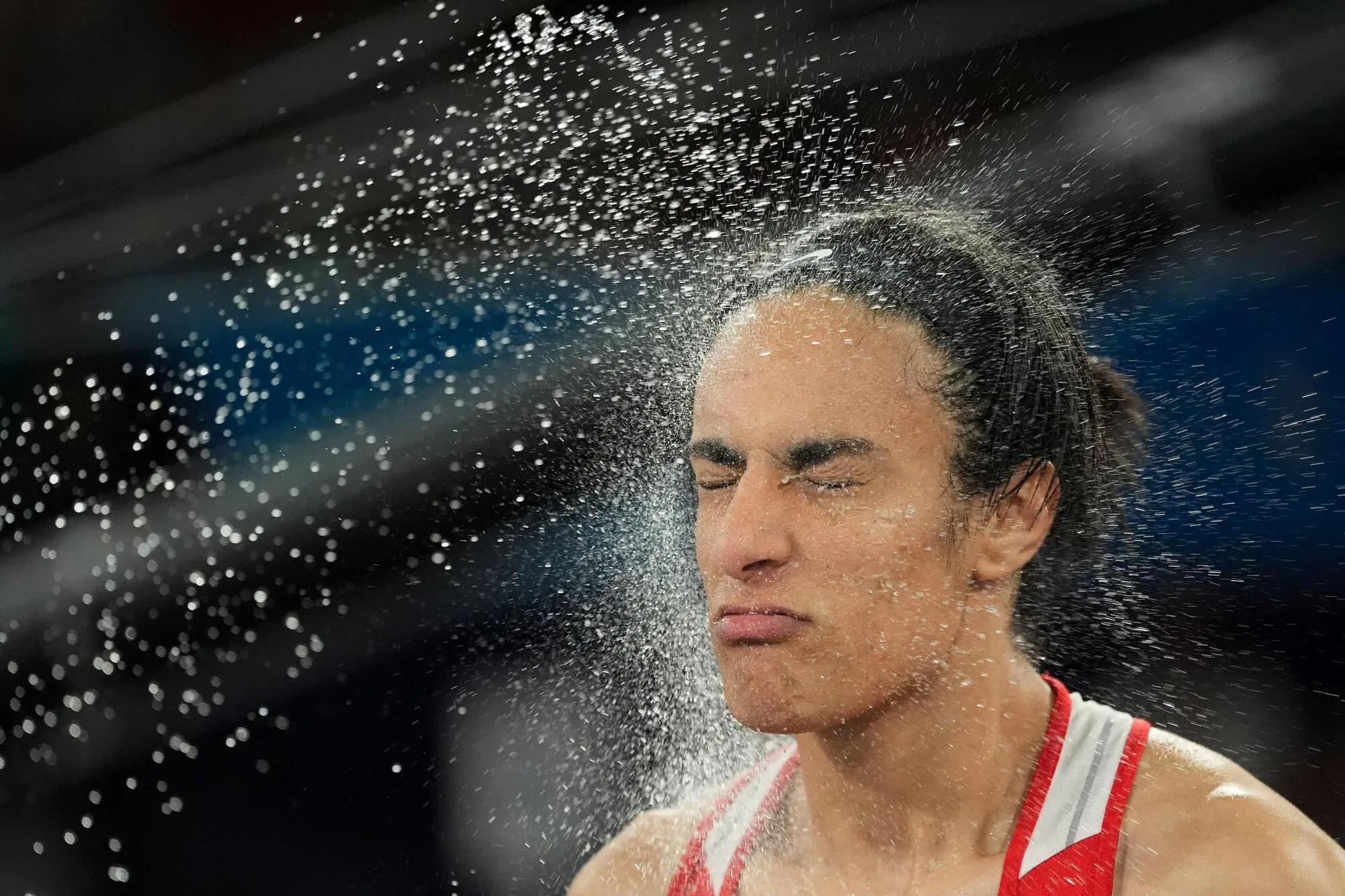 La pugile algerina medaglia d'oro alle Olimpiadi di Parigi Imane Khelif