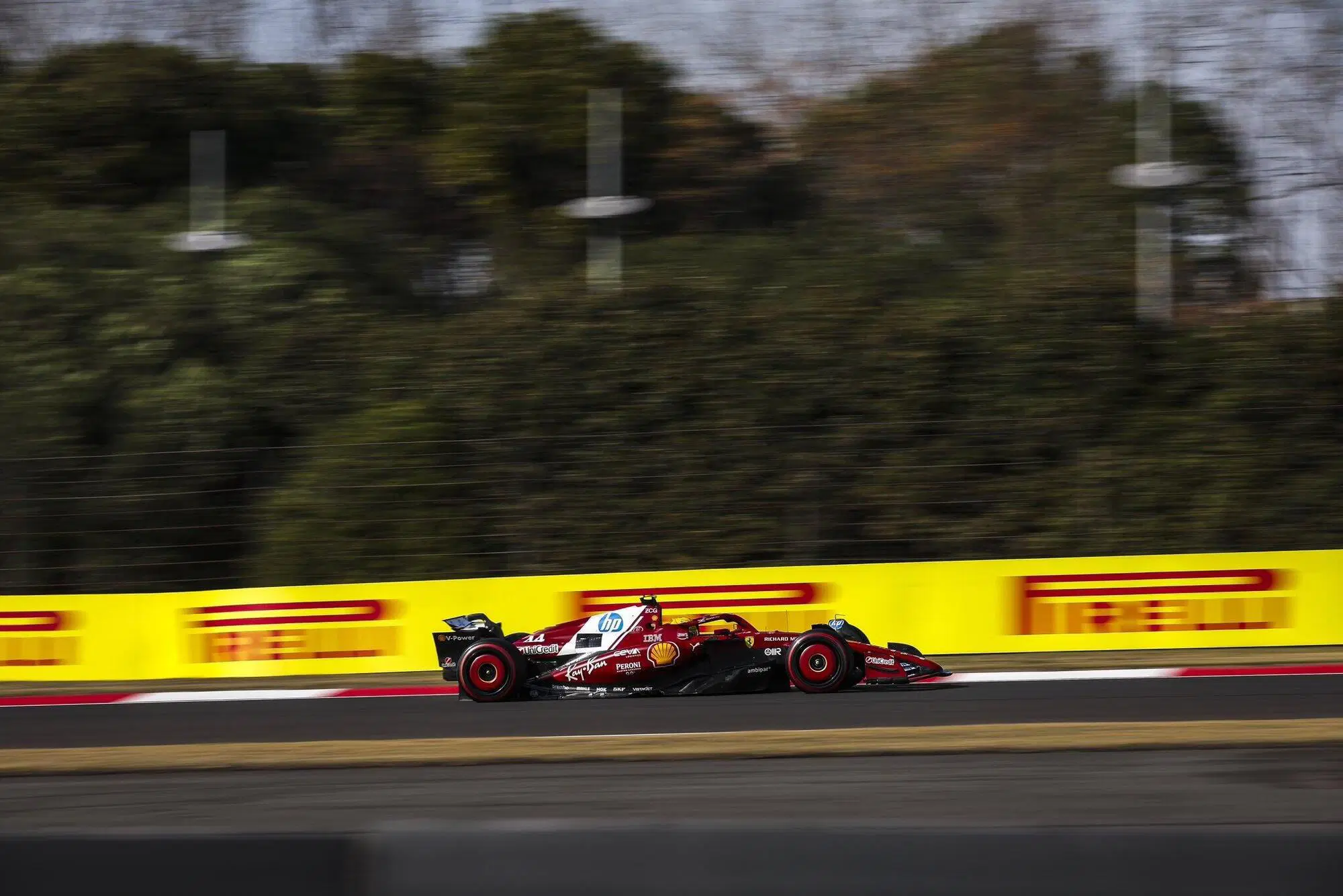 Lewis Hamilton Ferrari GP Cina 