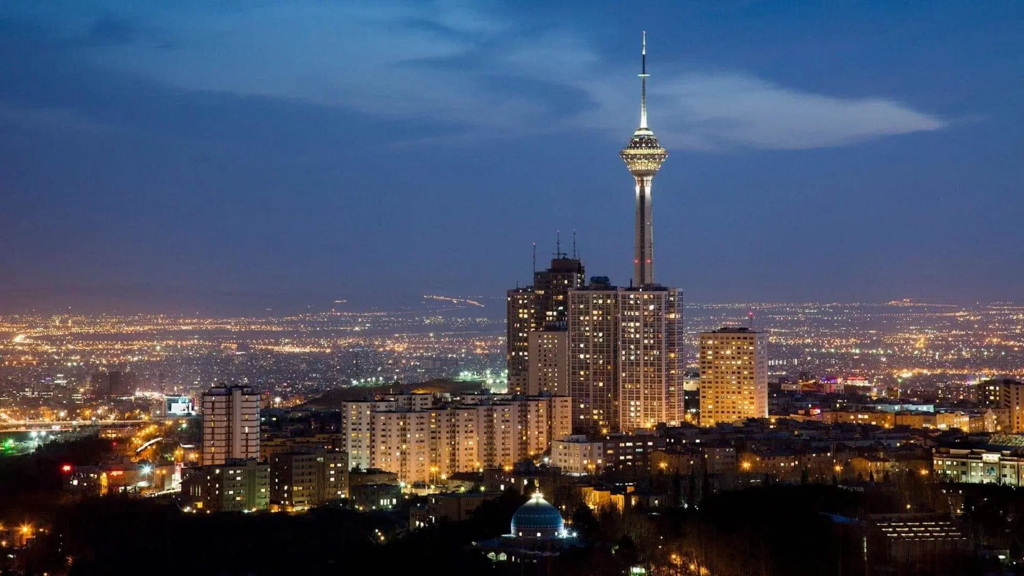 Una veduta di Teheran, capitale dell'Iran