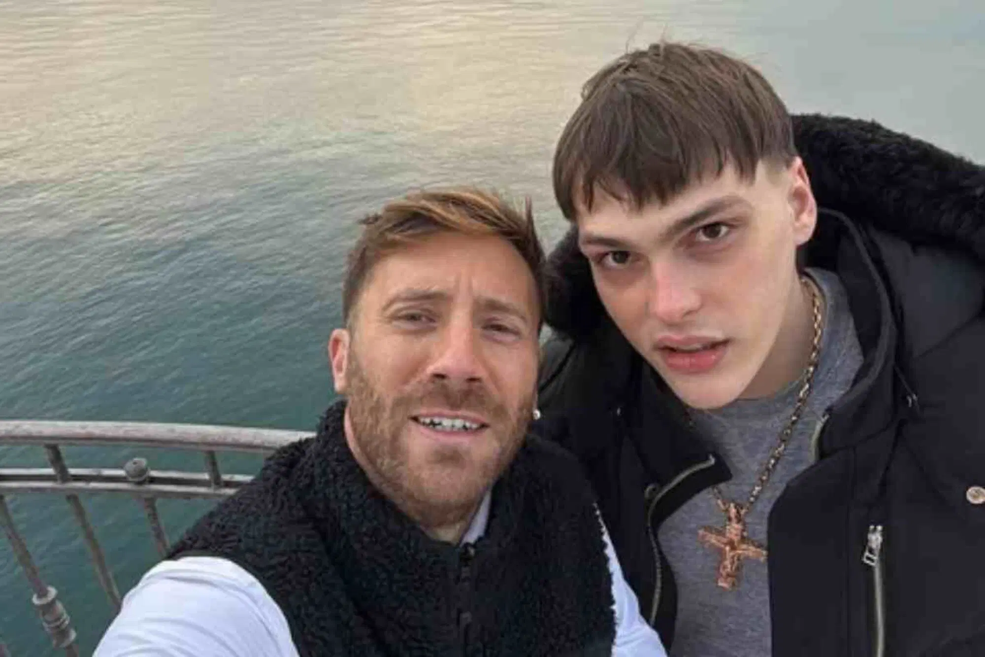 Nicol&ograve; De Devitiis (Le Iene) e Kid Yugi