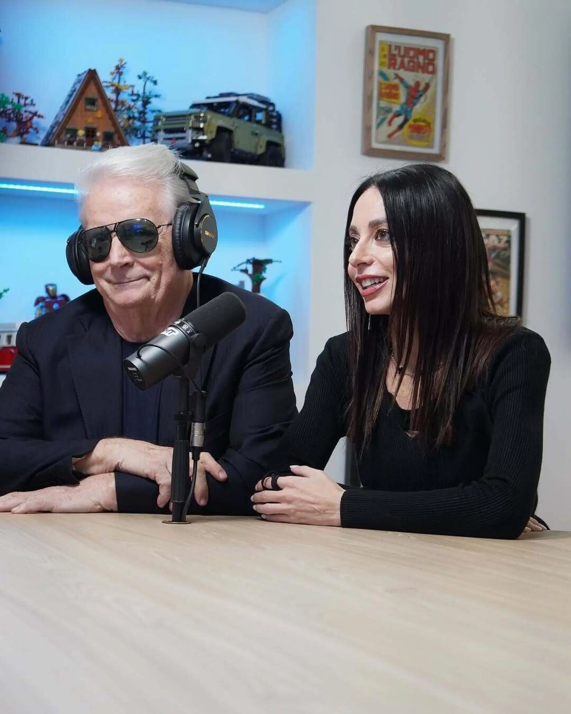 Iginio Massari e la figlia Debora al Bsmt