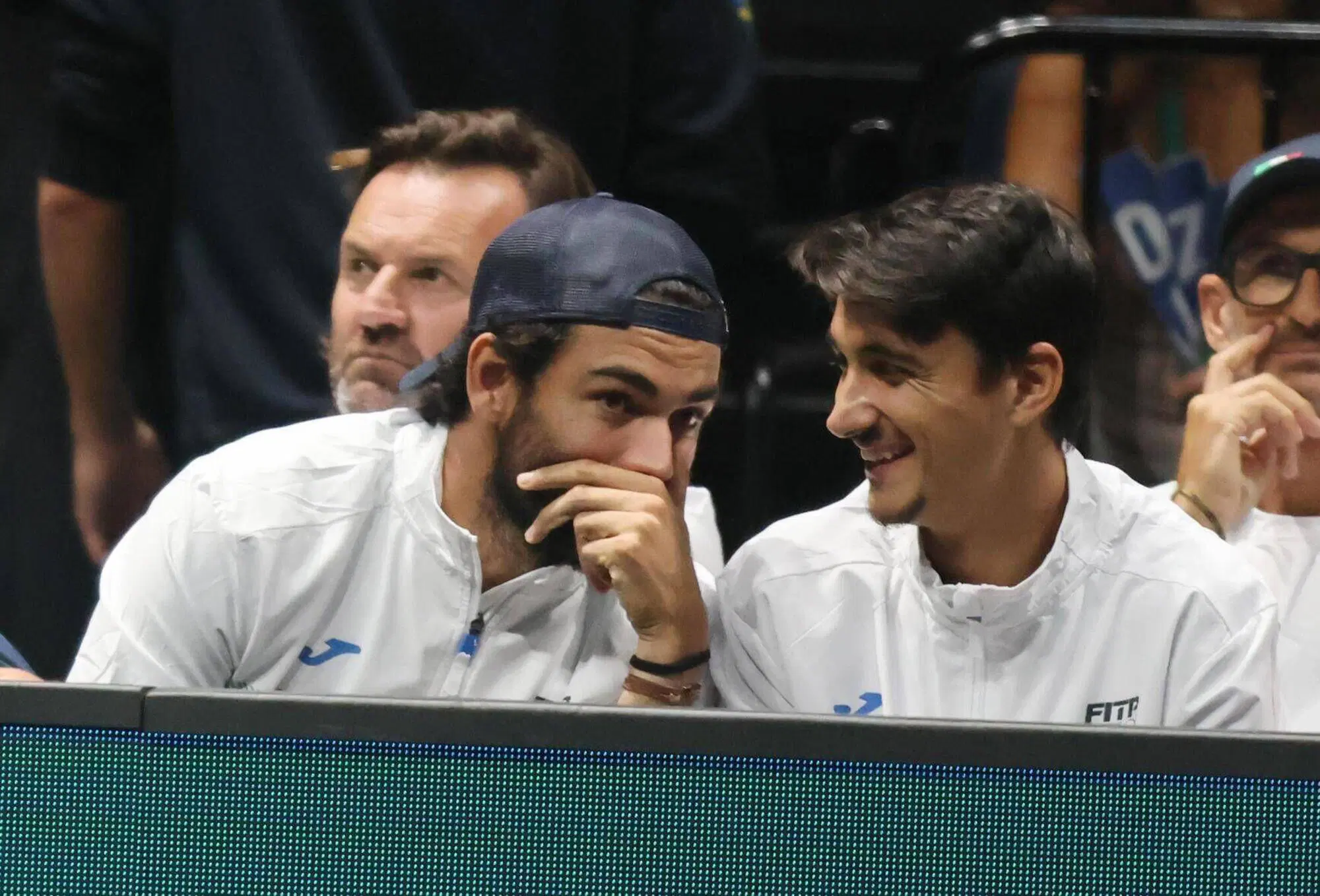 Lorenzo Sonego con Matteo Berrettini