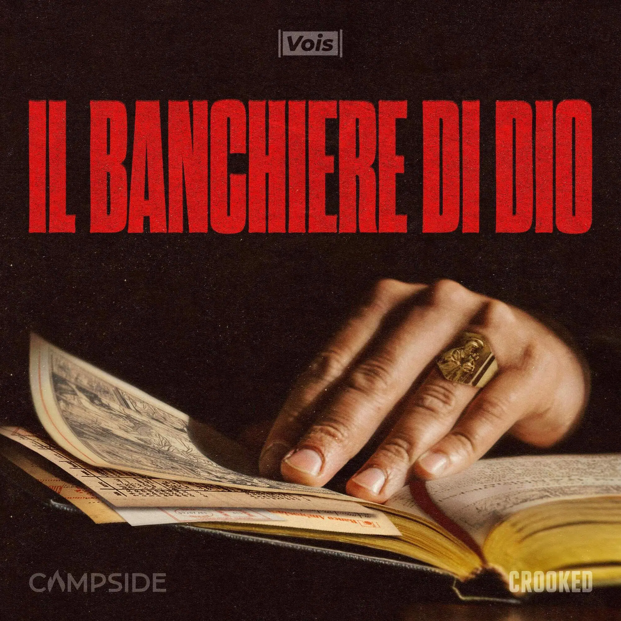 La copertina del podcast "IL BANCHIERE DI DIO"
