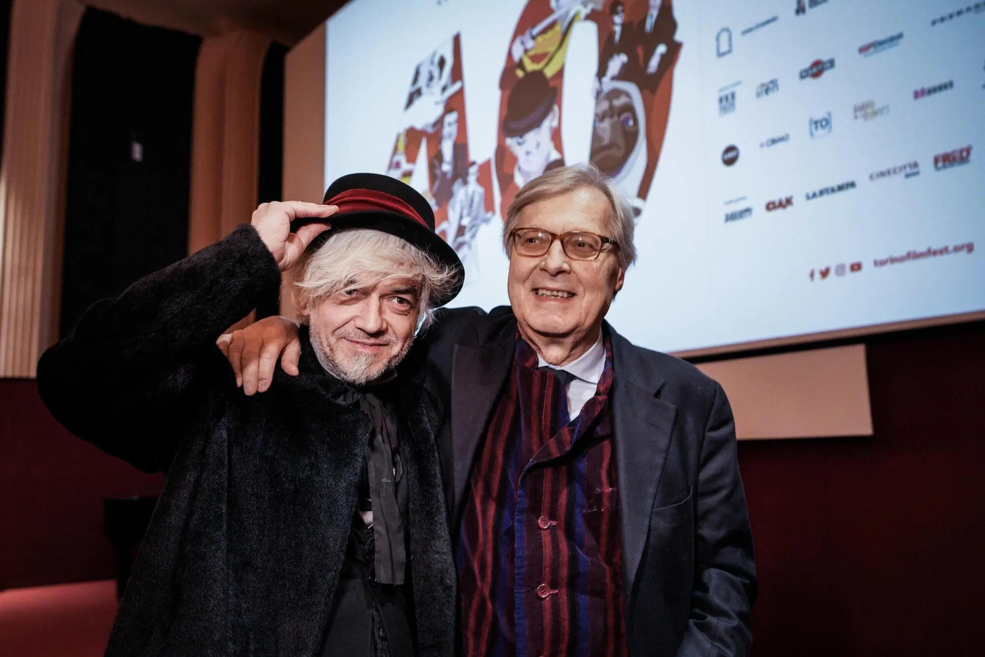 Morgan e Vittorio Sgarbi 