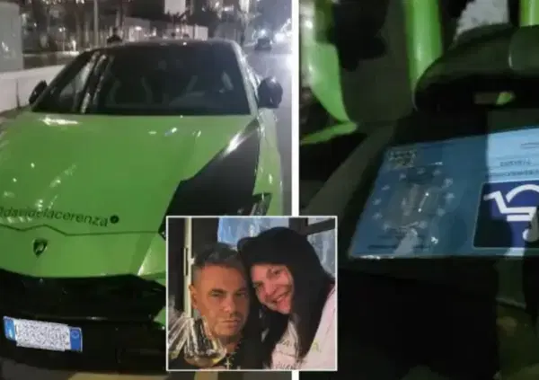 Nuovi guai per Davide Lacerenza e Stefania Nobile dopo la Gintoneria? Di chi &egrave; il pass sul cruscotto della Lamborghini parcheggiata nel posto per disabili?
