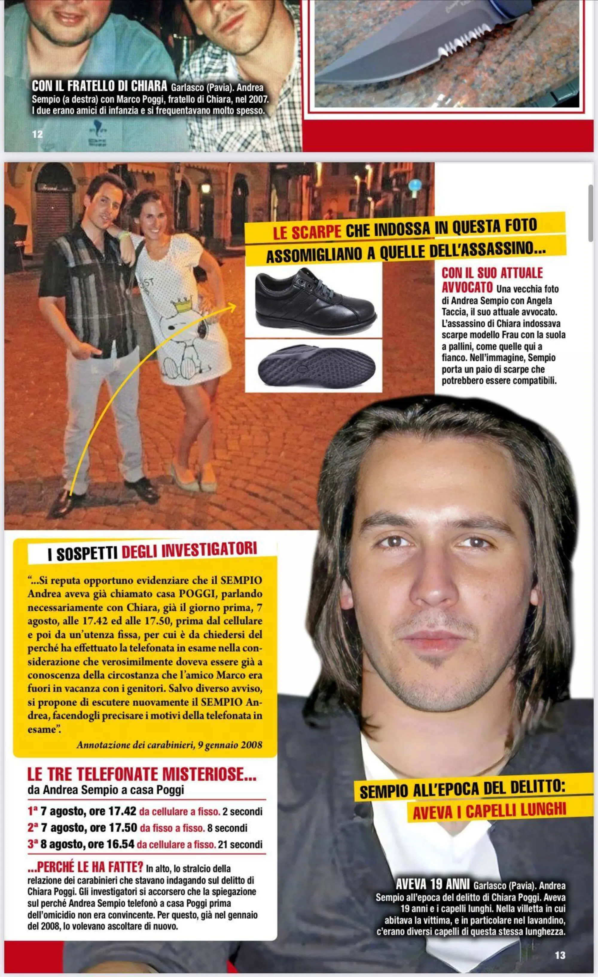 Andrea Sempio su Giallo