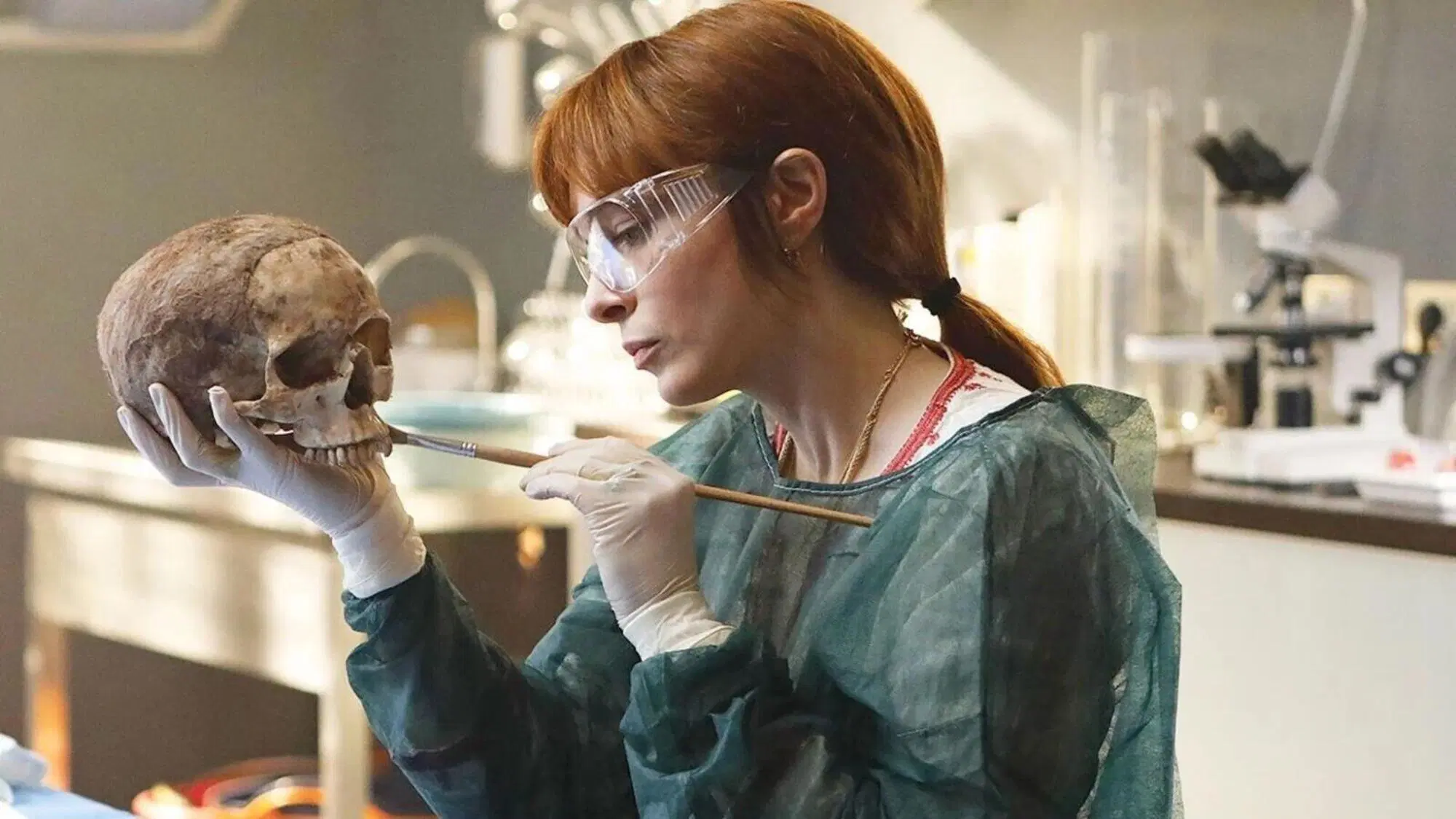 Miriam Dalmazio nel ruolo di Costanza nella fiction su Rai 1