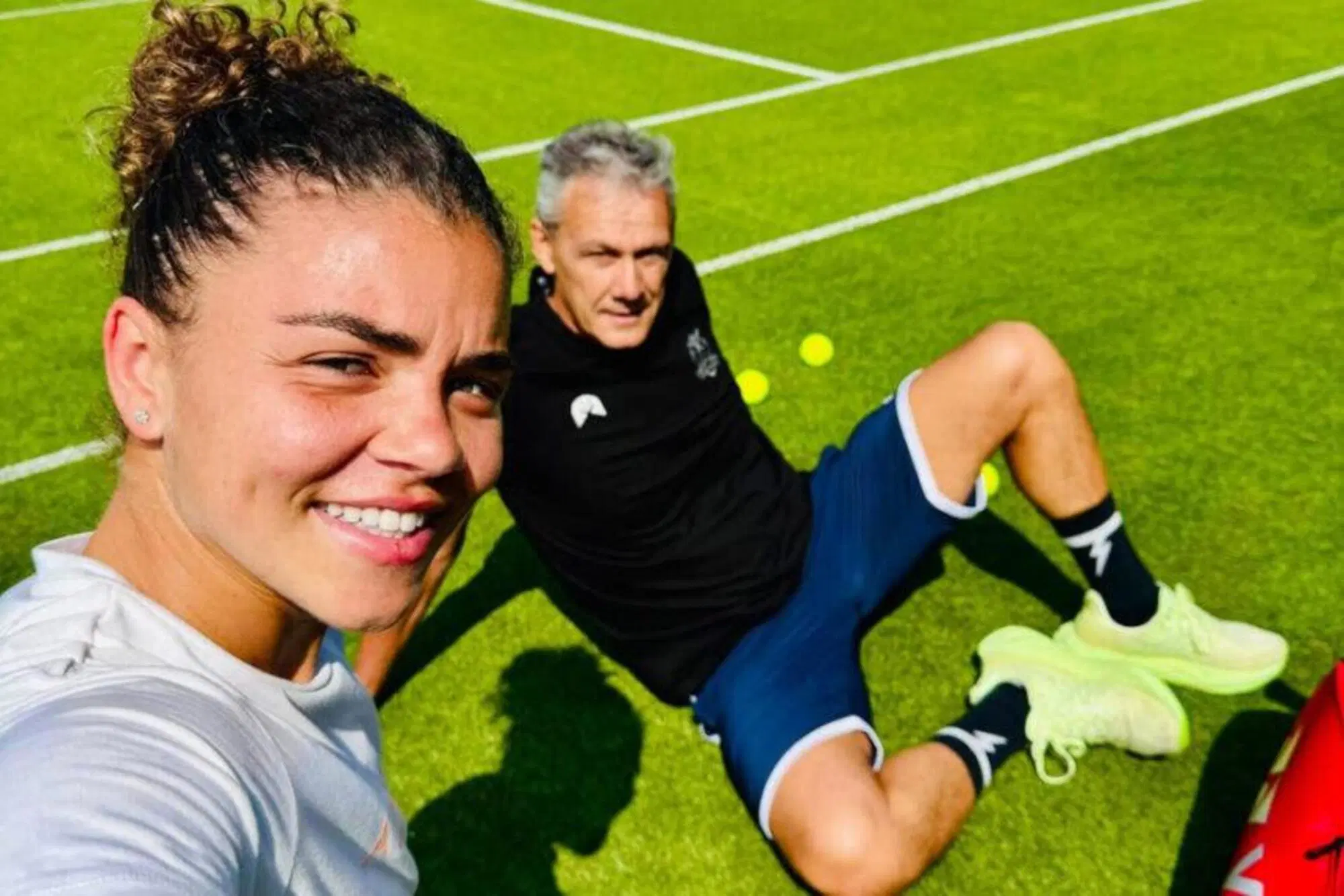 Renzo Furlan e Jasmine Paolini