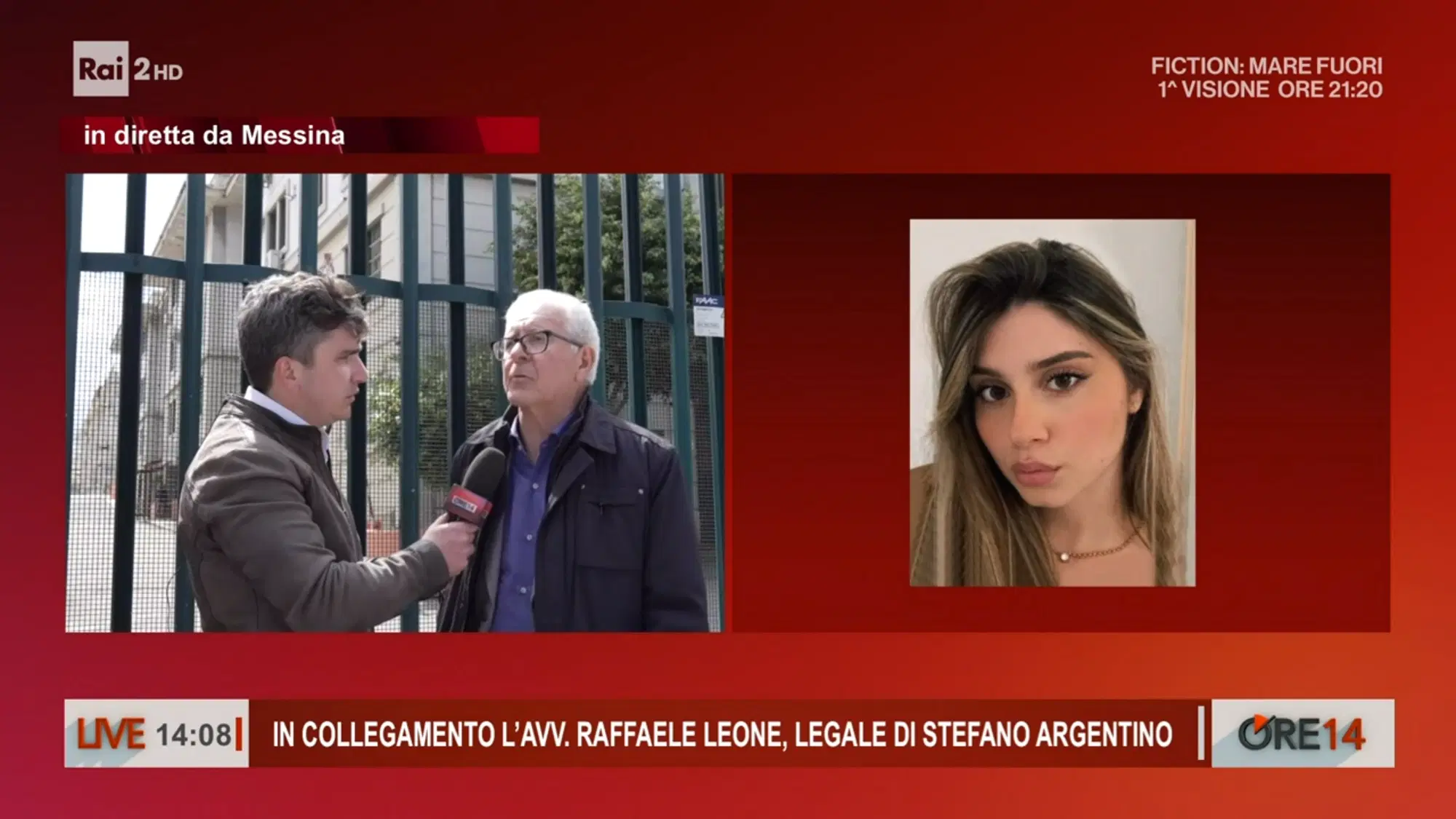 L'avvocato Raffaele Leone a Ore14