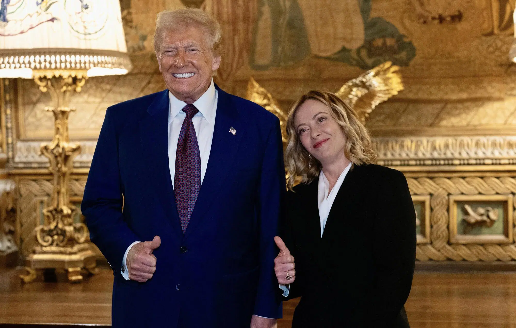 Donald Trump e Giorgia Meloni