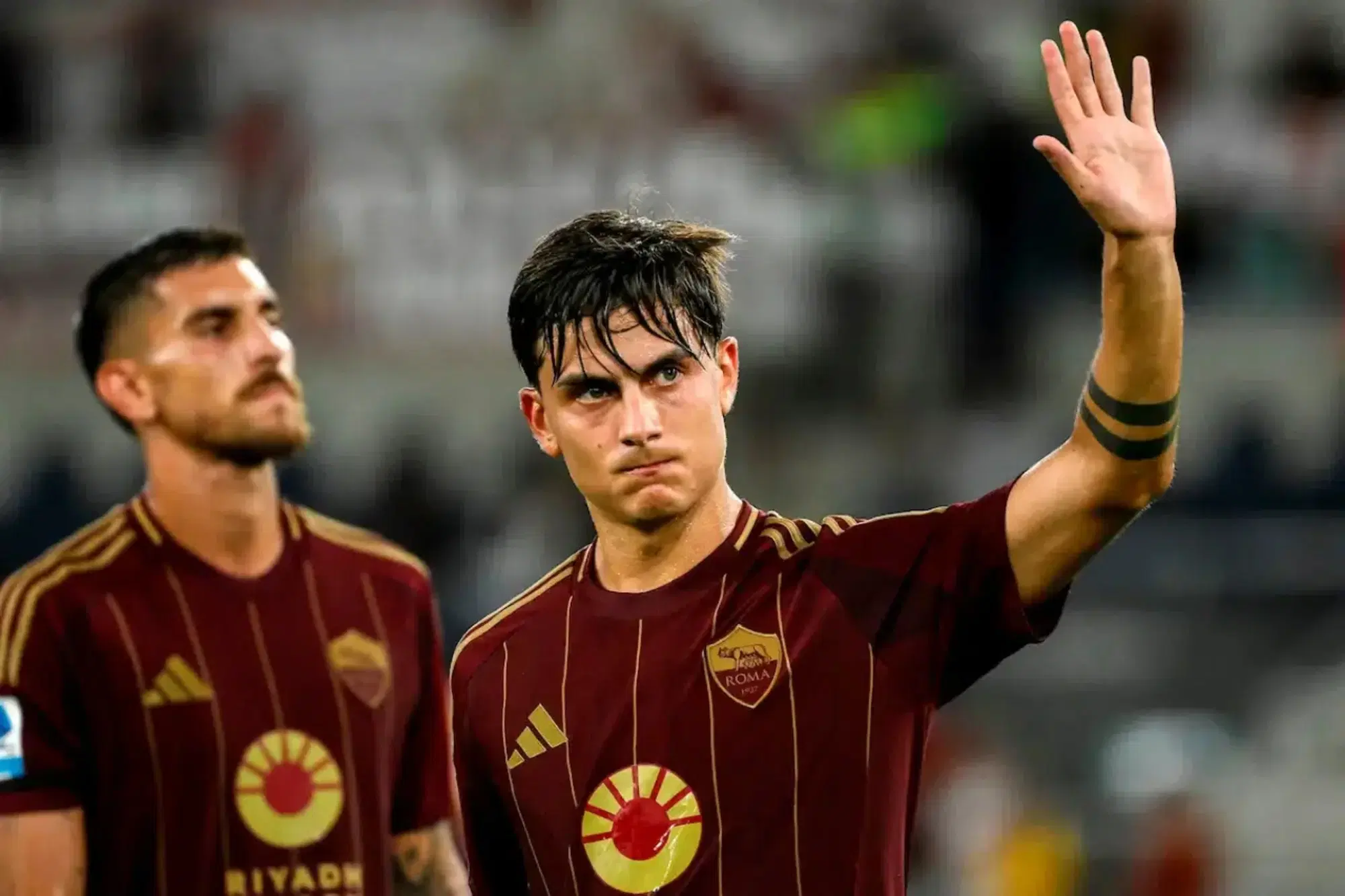 Paulo Dybala e Lorenzo Pellegrini, AS Roma 2025.20250403 223944408 5804