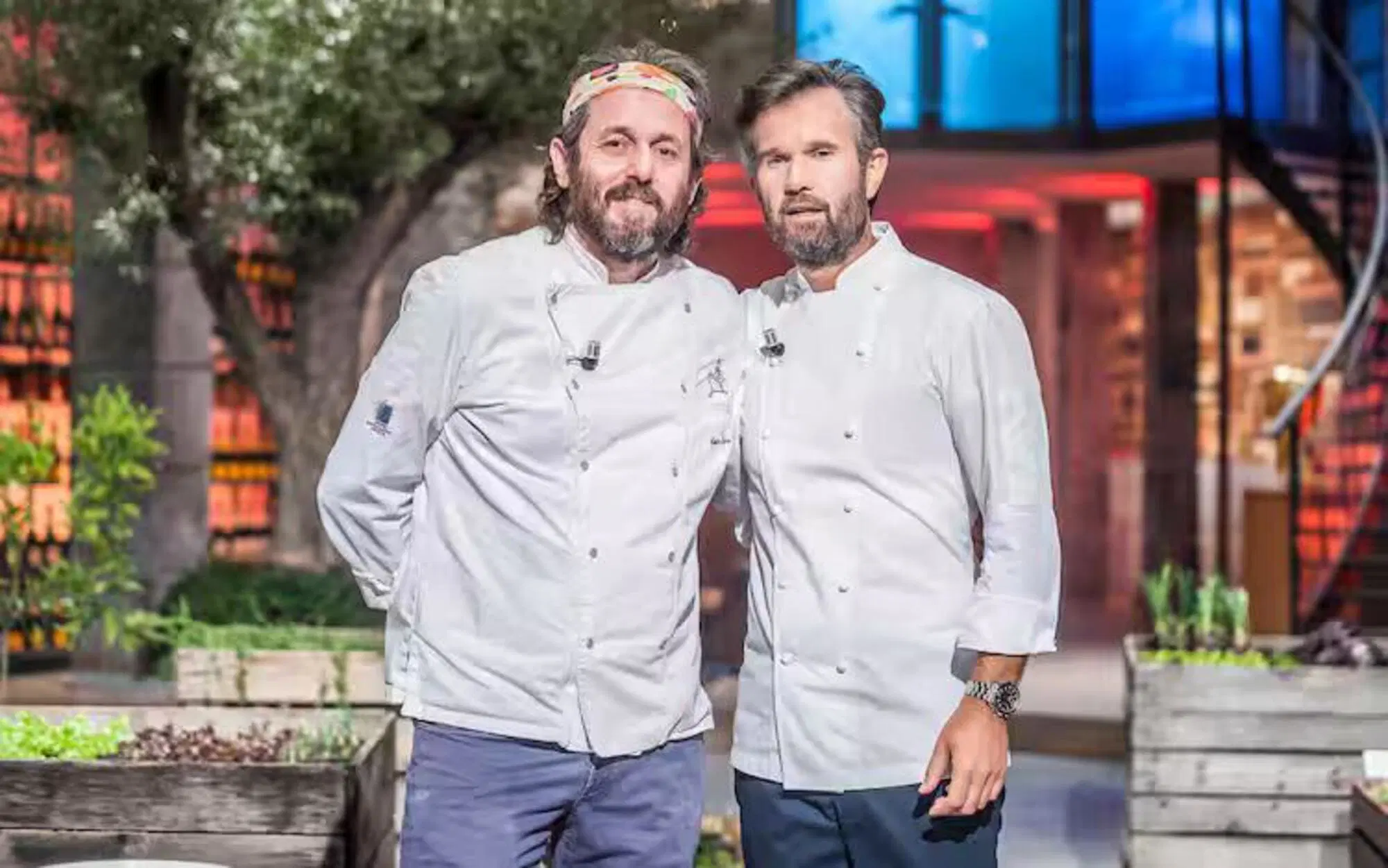 Cristiano Tomei e Carlo Cracco