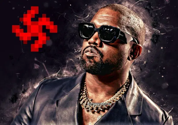La svastica sul disco di Kanye West? Morgan: "Non &egrave; provocazione, ma rivelazione". E ricorda che la propose molto prima come logo di Facebook: "Il covo di lobotomizzati dal nazi algoritmo social..."