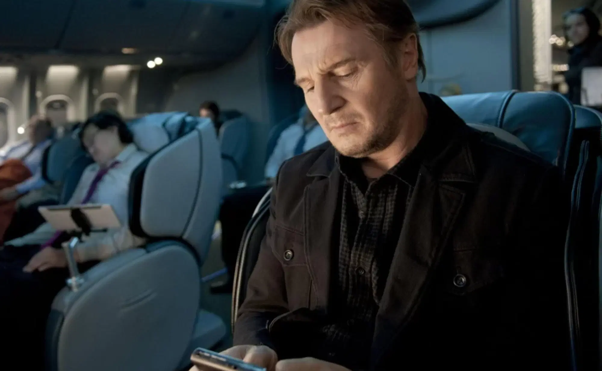 Liam Neeson in Non-Stop di Jaume Collet-Serra