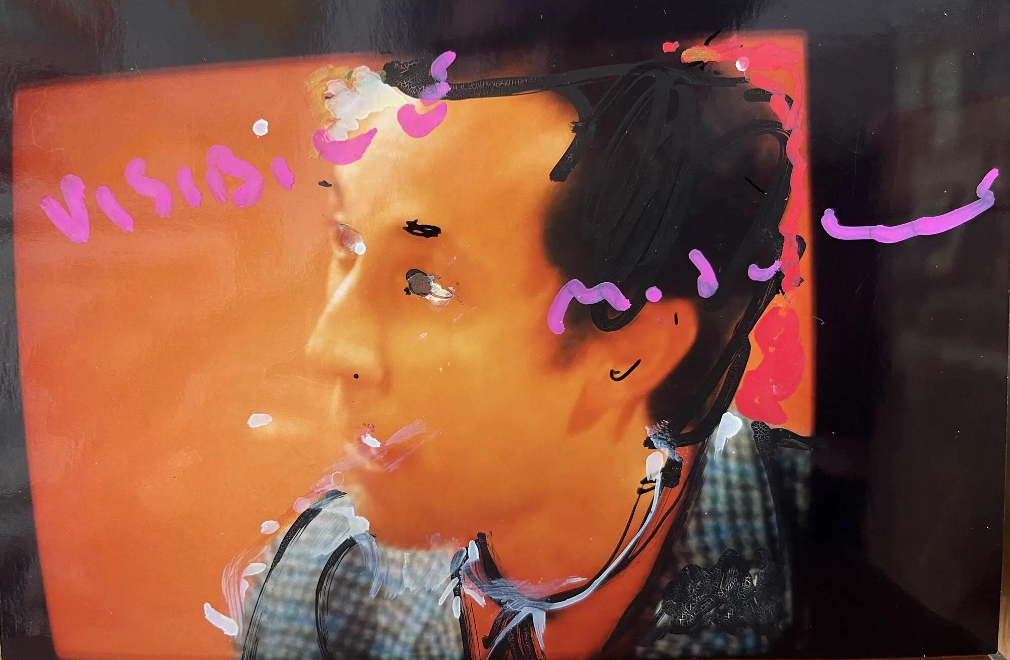 Fulvio Abbate fotografato da Mario Schifano, 1991