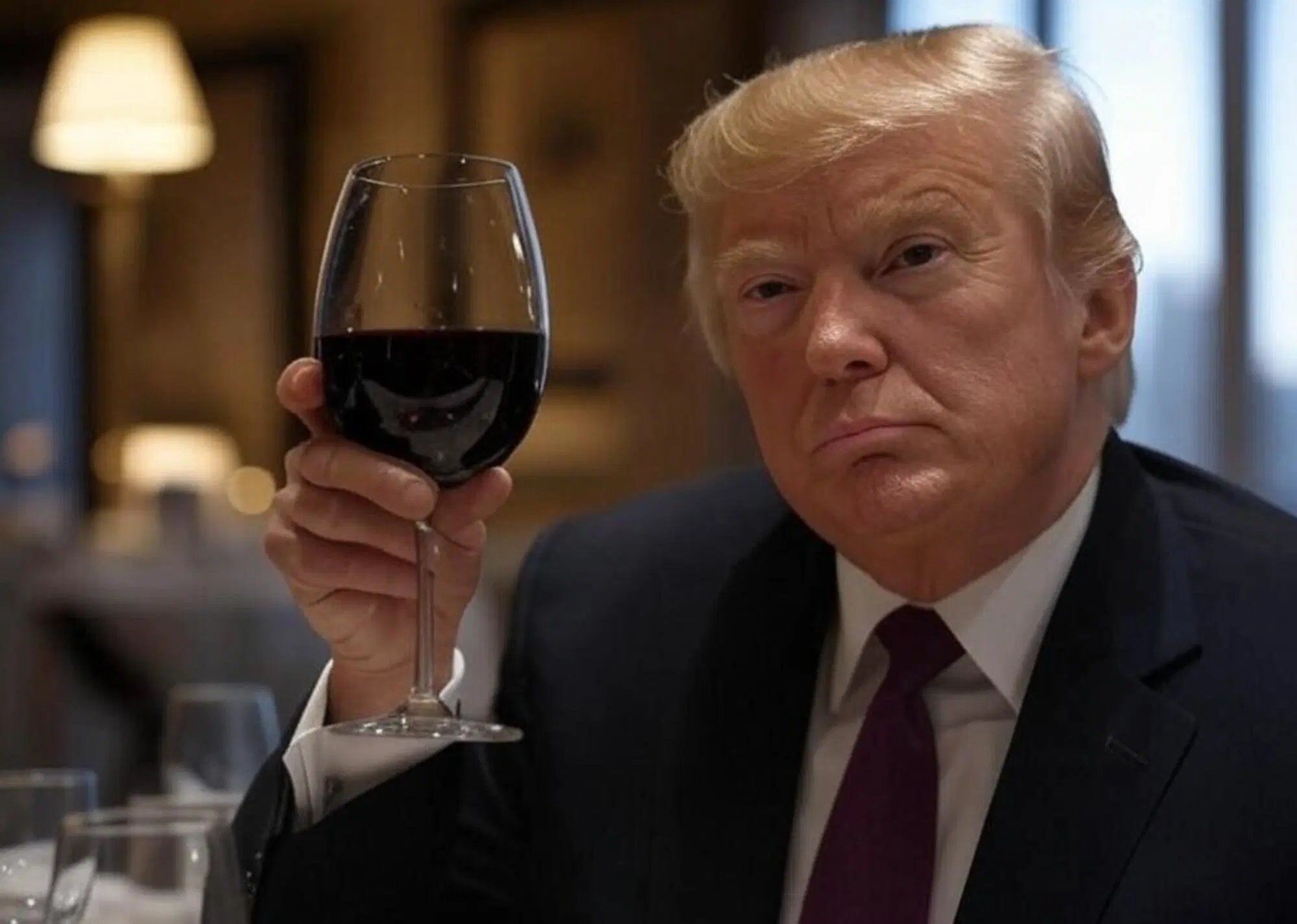 Donald Trump, i dazi e il vino, al centro del dibattito