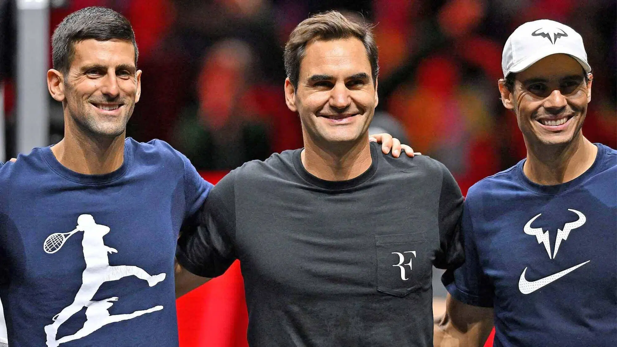 Roger Federer, Rafa Nadal e Novak Djokovic