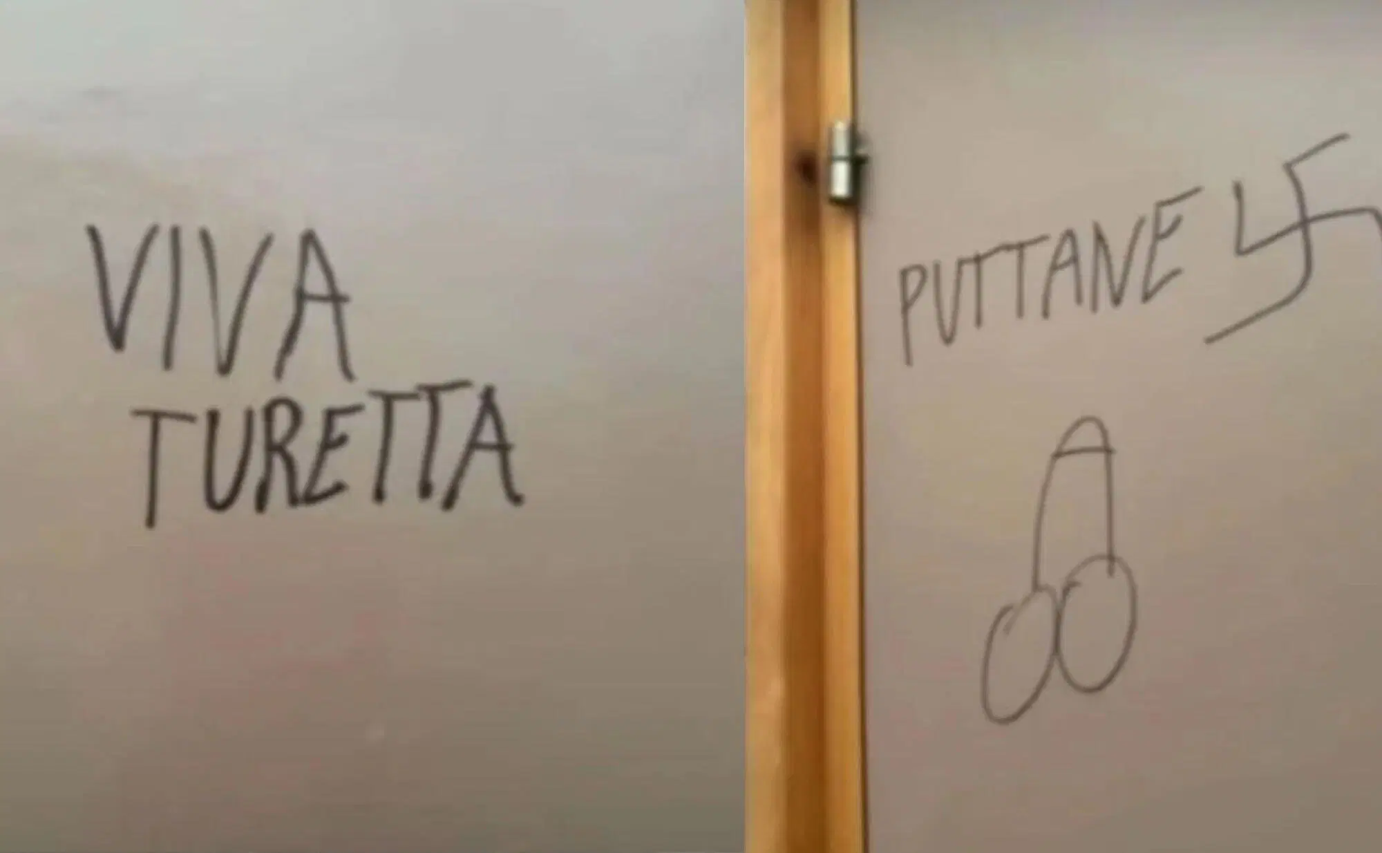 "Viva Turetta" nei bagni delle donne del liceo di Barletta