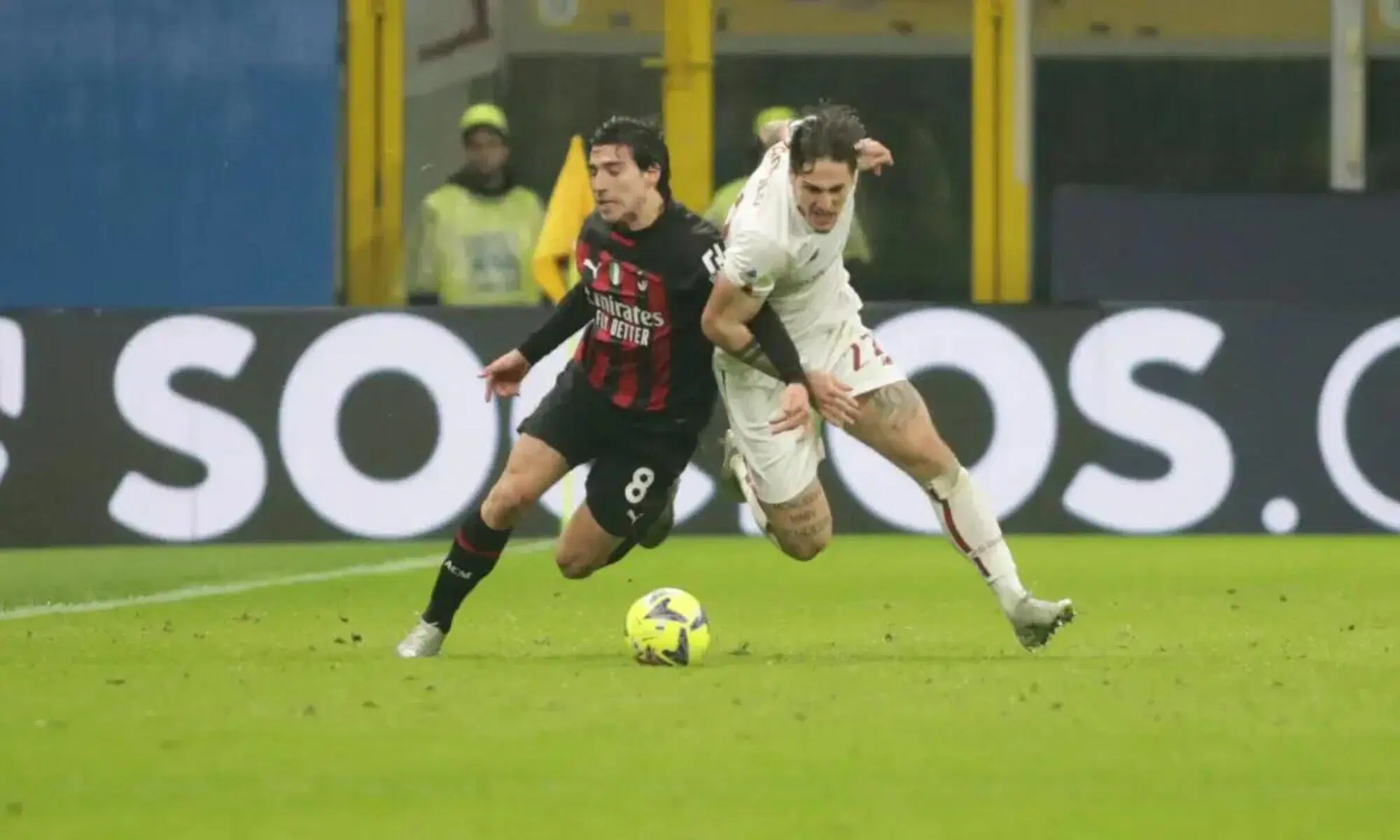 Nicol&ograve; Fagioli e Sandro Tonali