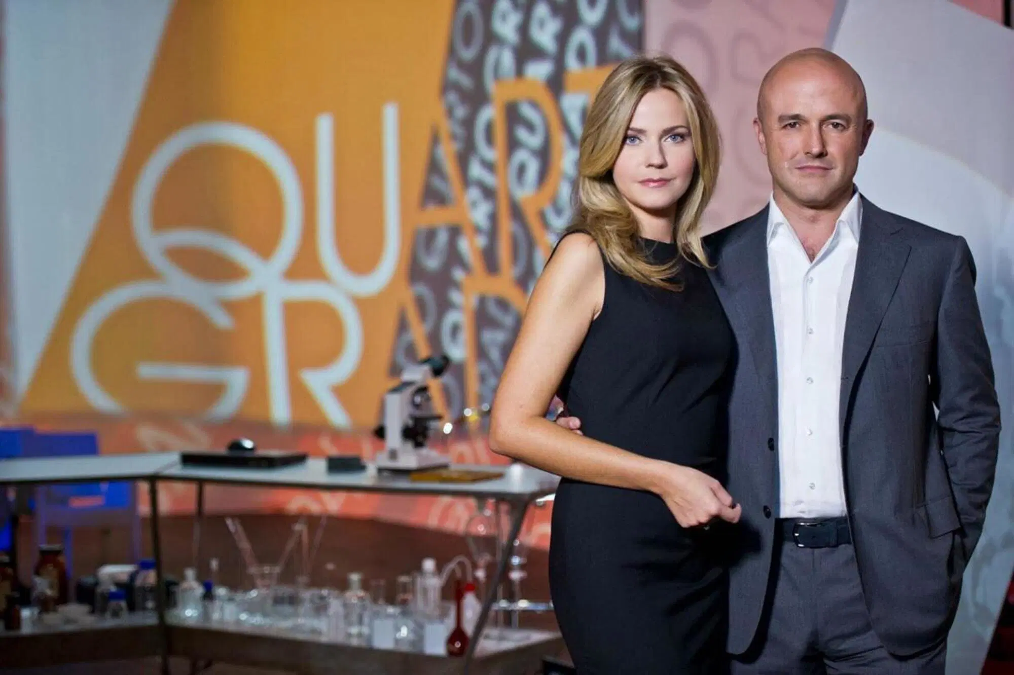 Alessandra Viero e Gianluigi Nuzzi a Quarto Grado