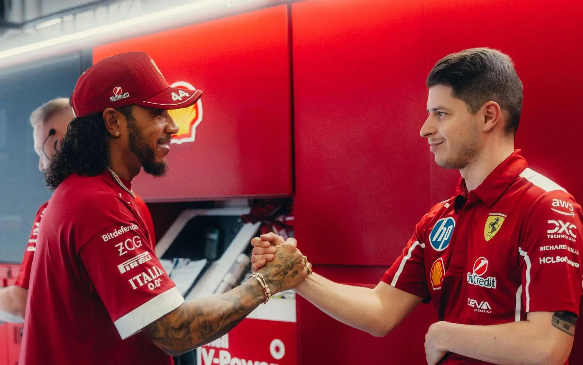 Lewis Hamilton Ferrari Bahrain