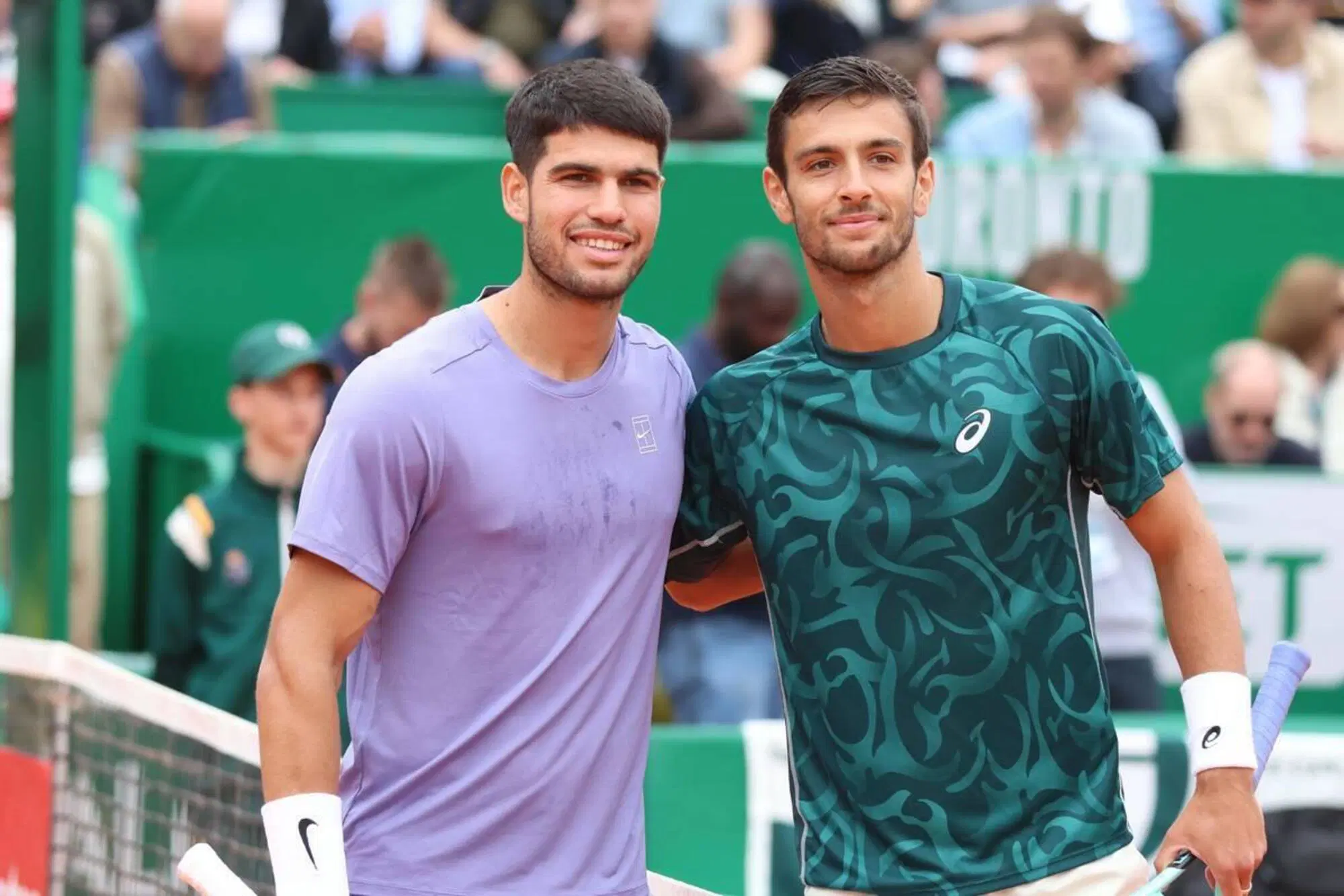 Alcaraz e Musetti a Montecarlo