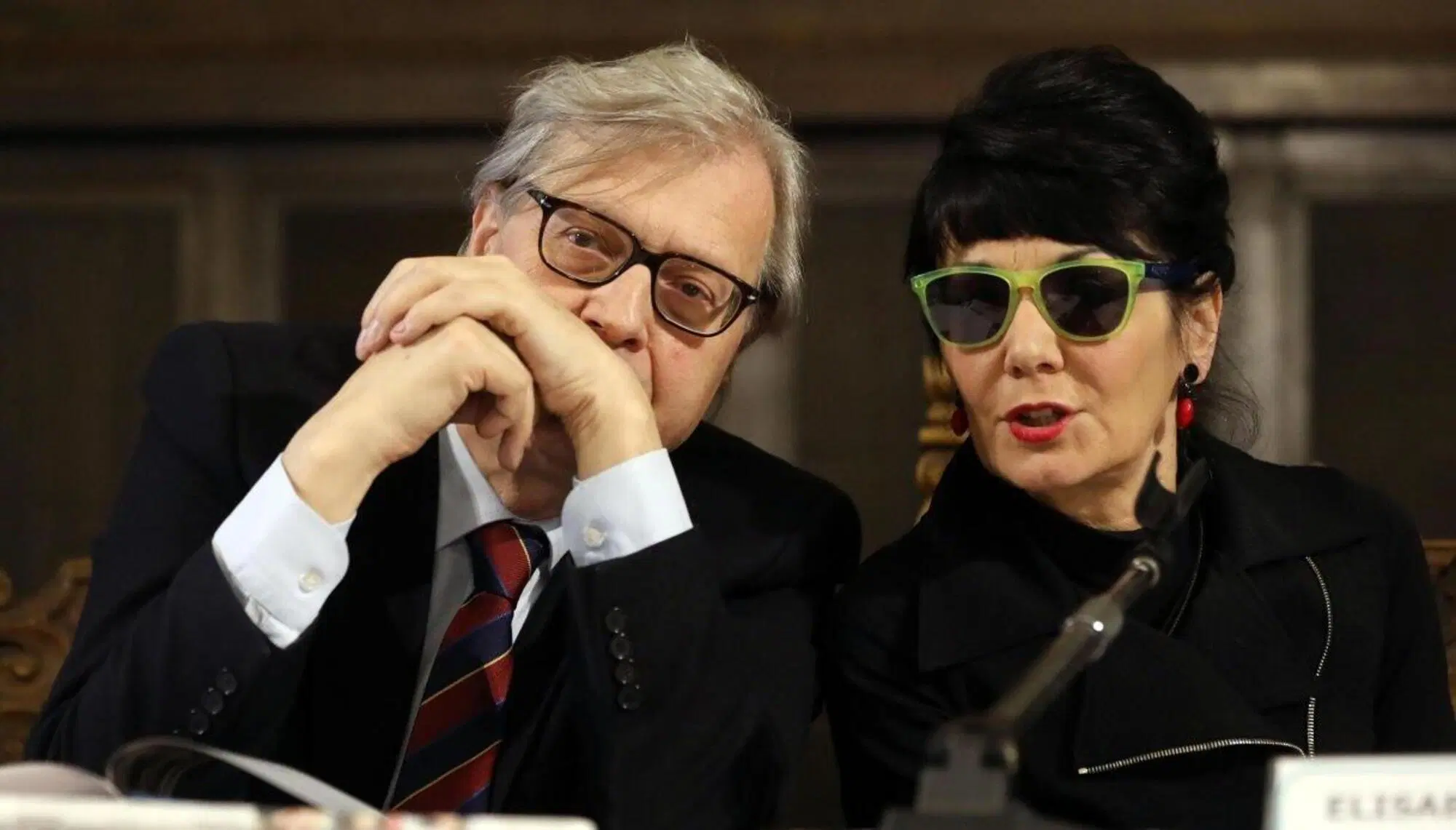 Vittorio e Elisabetta Sgarbi