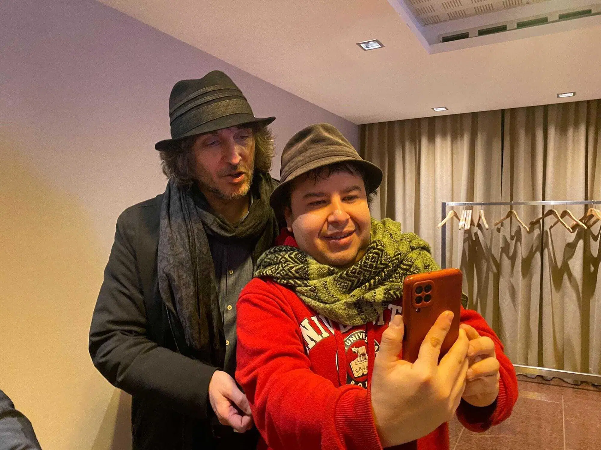 Victor Quadrelli con Giuseppe Cruciani