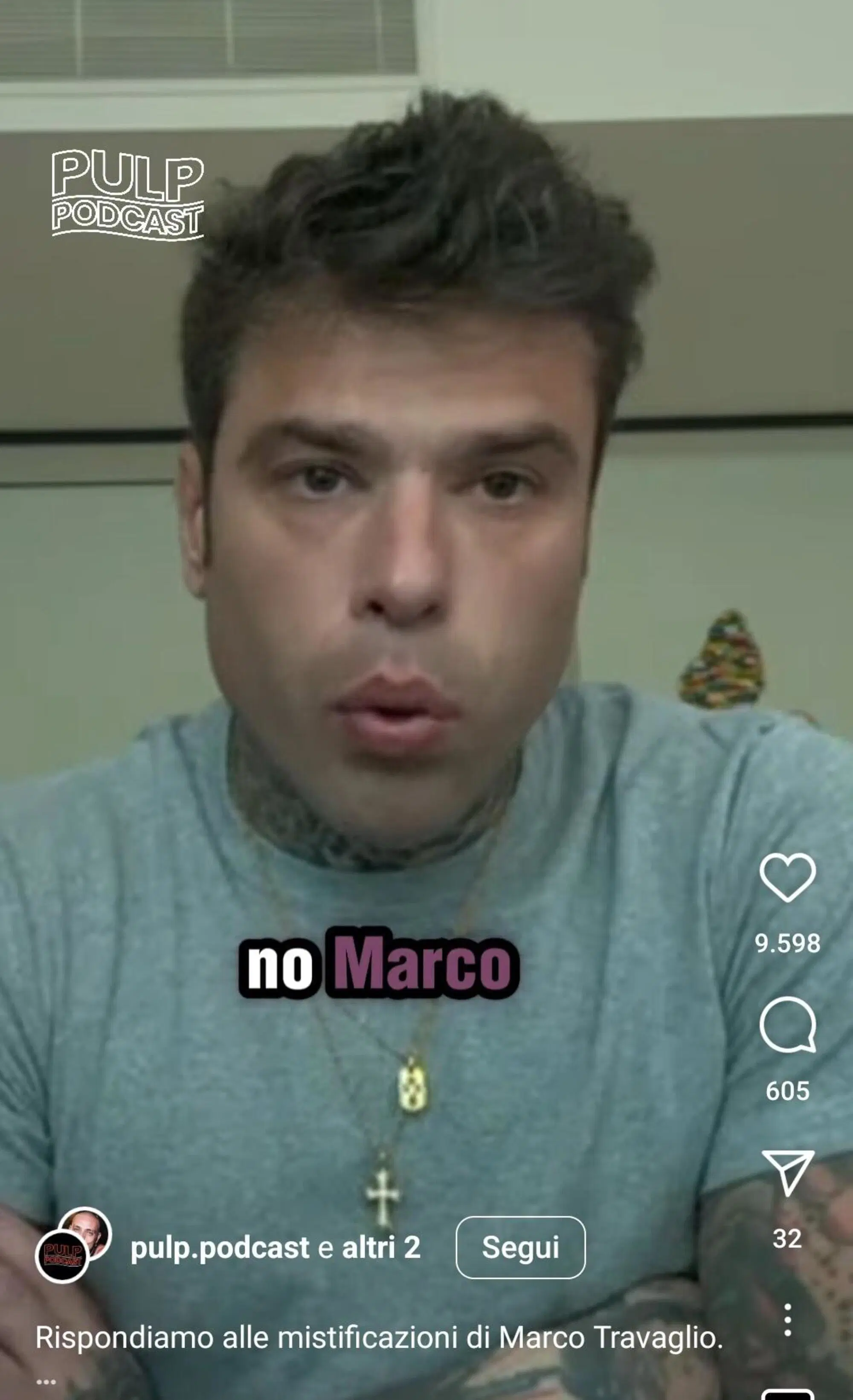 Fedez contro Travaglio 