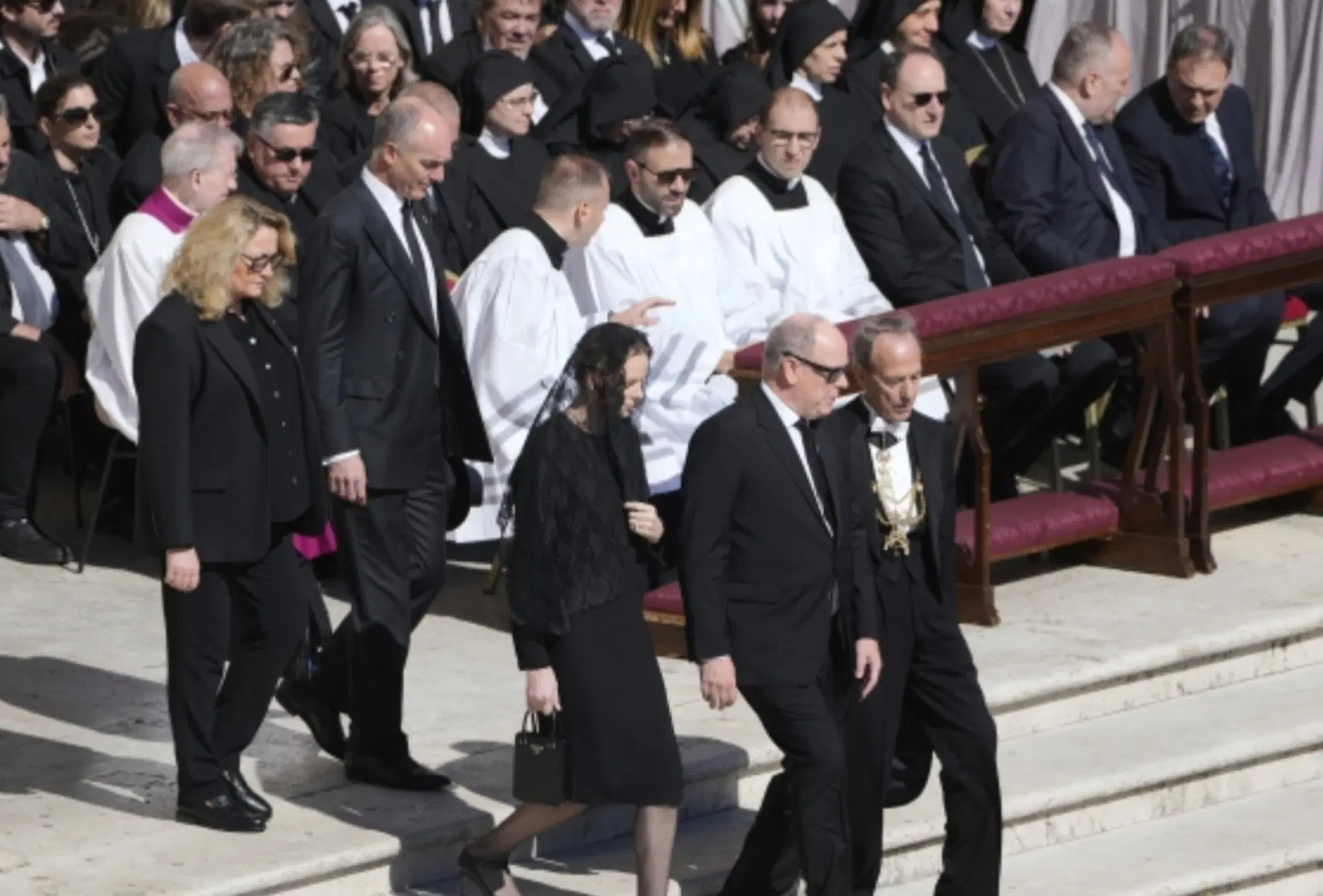 Principi Monaco Alberto II e Charl&egrave;ne (AP)
