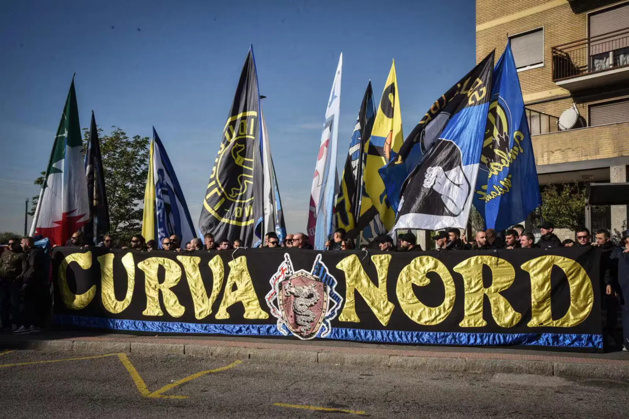 La curva Nord dopo l'omicidio di Vittorio Boiocchi