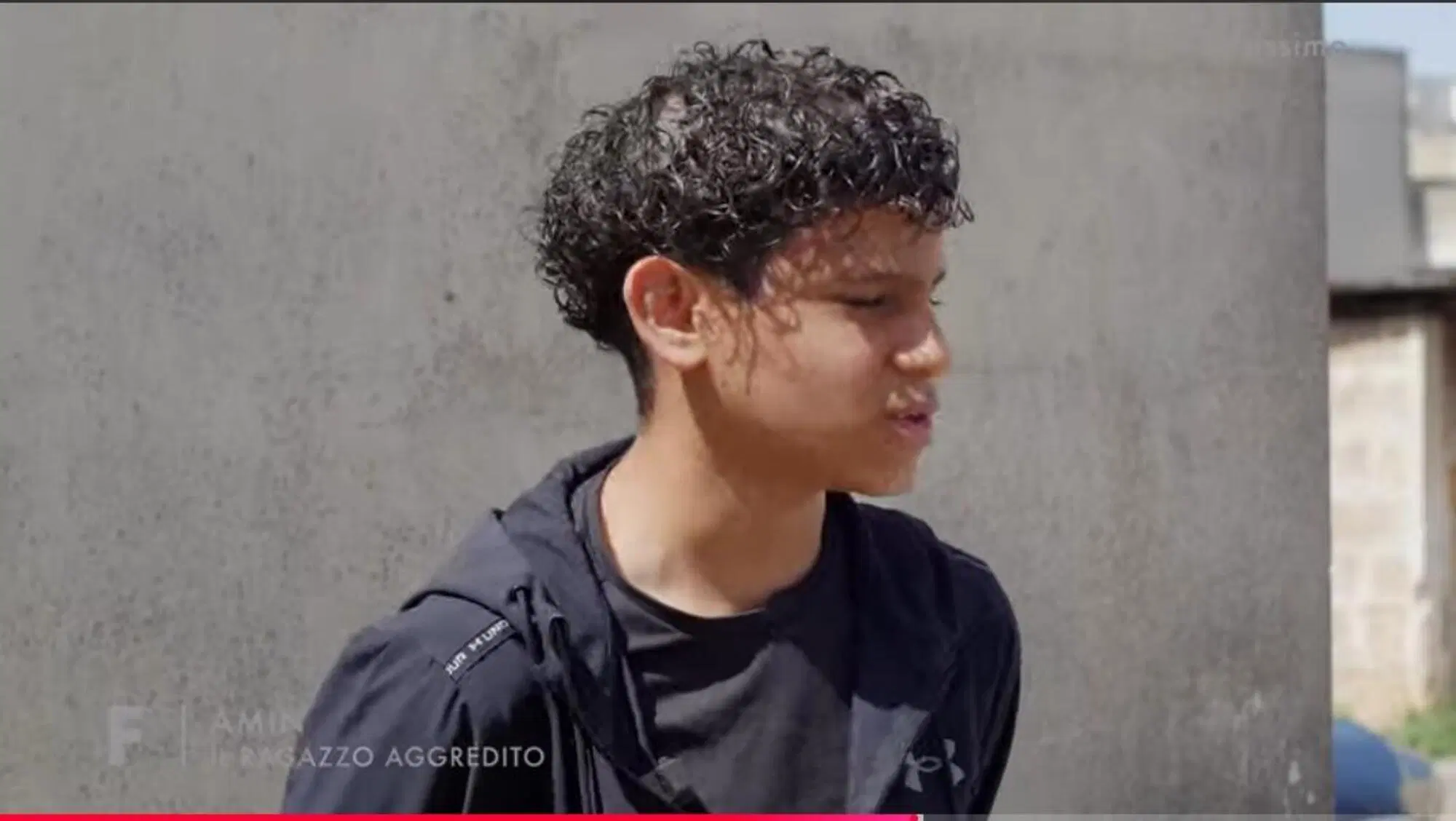 Amin, il ragazzo aggredito
