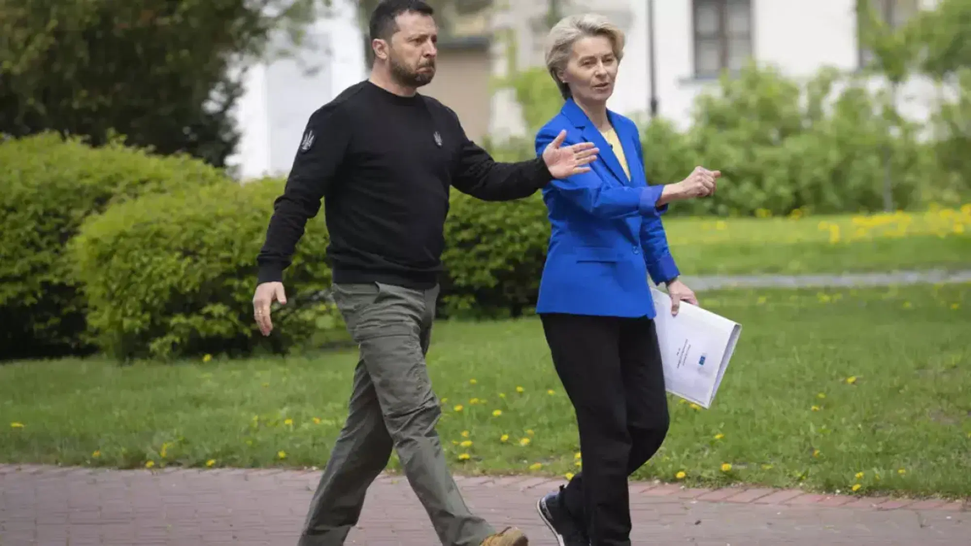 Zelensky e Von der Leyen
