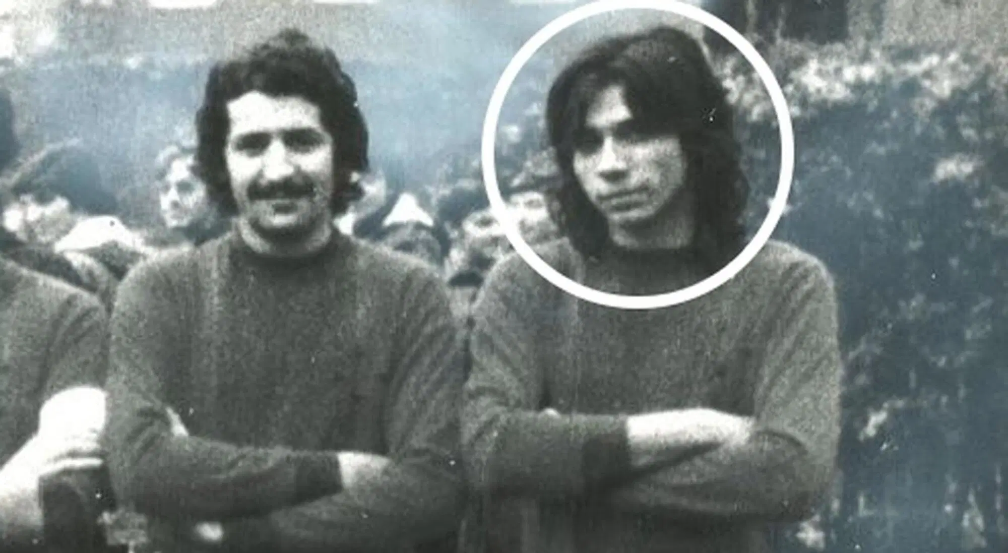 Sulla destra Sergio Ramelli