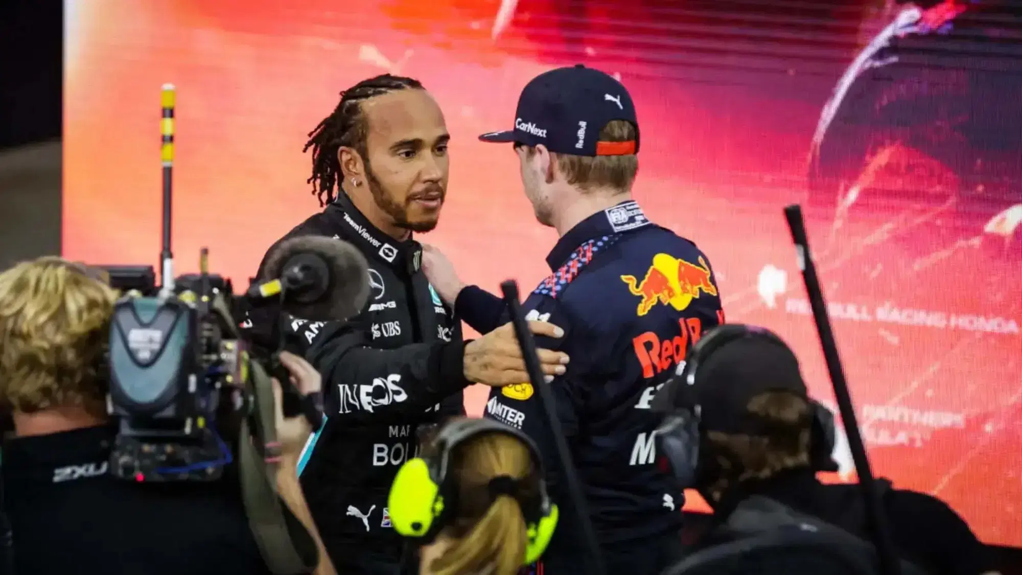 Lewis Hamilton Max Verstappen F1