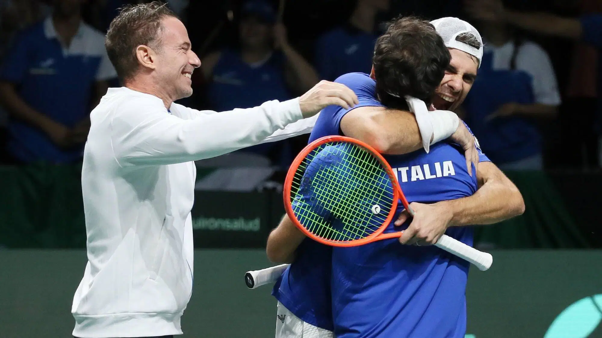 Filippo Volandri e gli azzurri