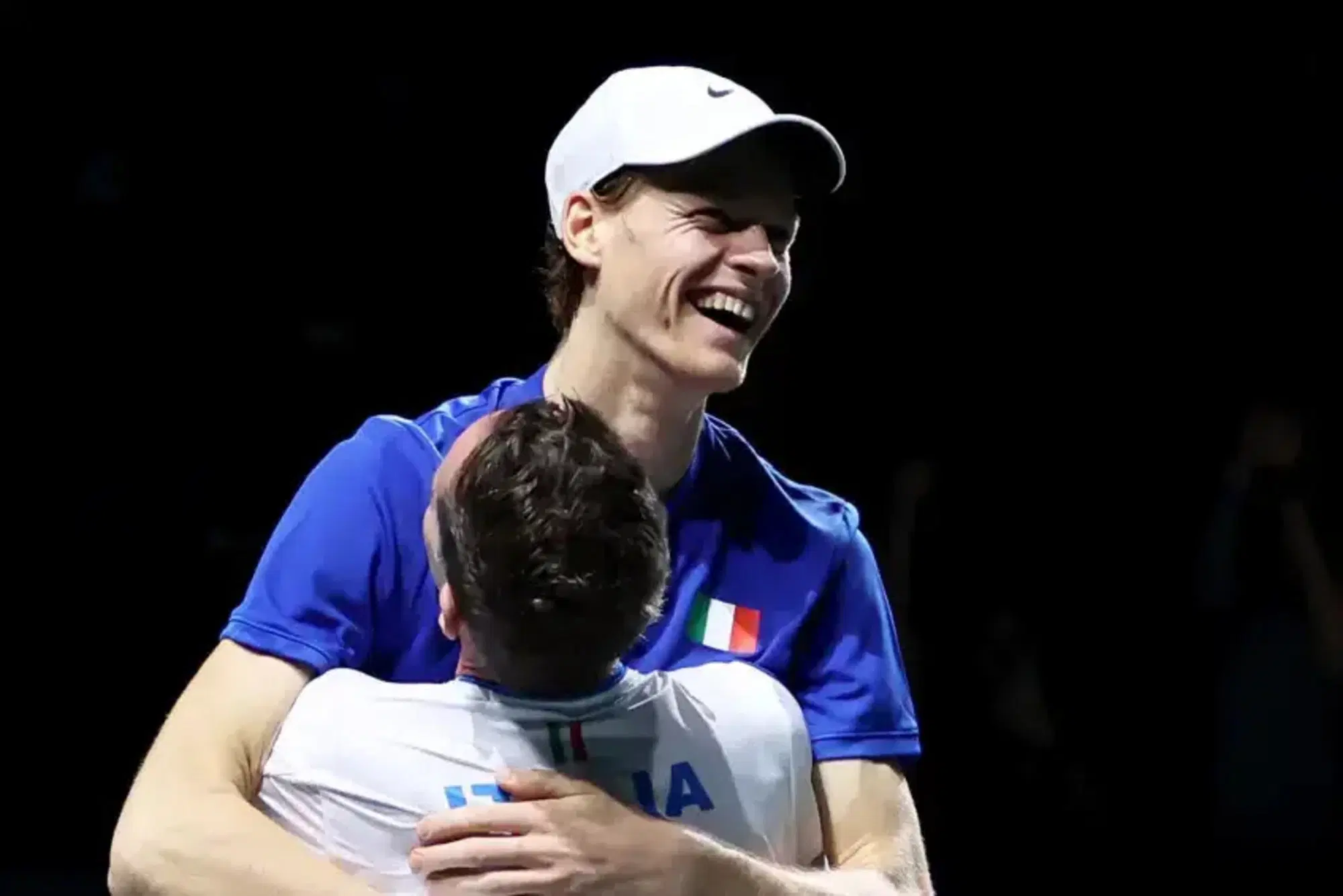 Filippo Volandri con Jannik Sinner