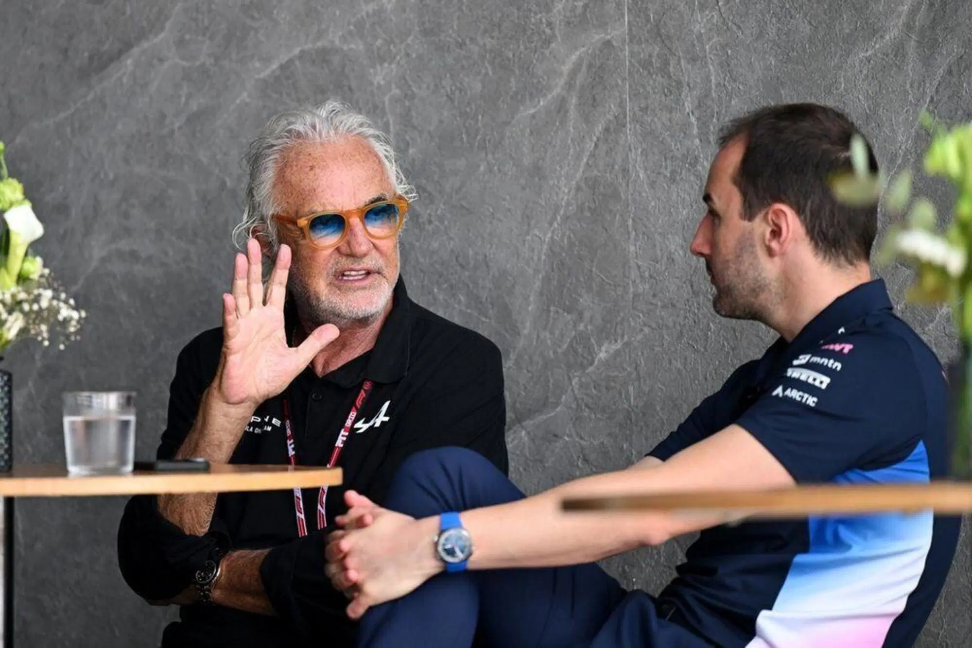 Flavio Briatore Oliver Oakes Alpine