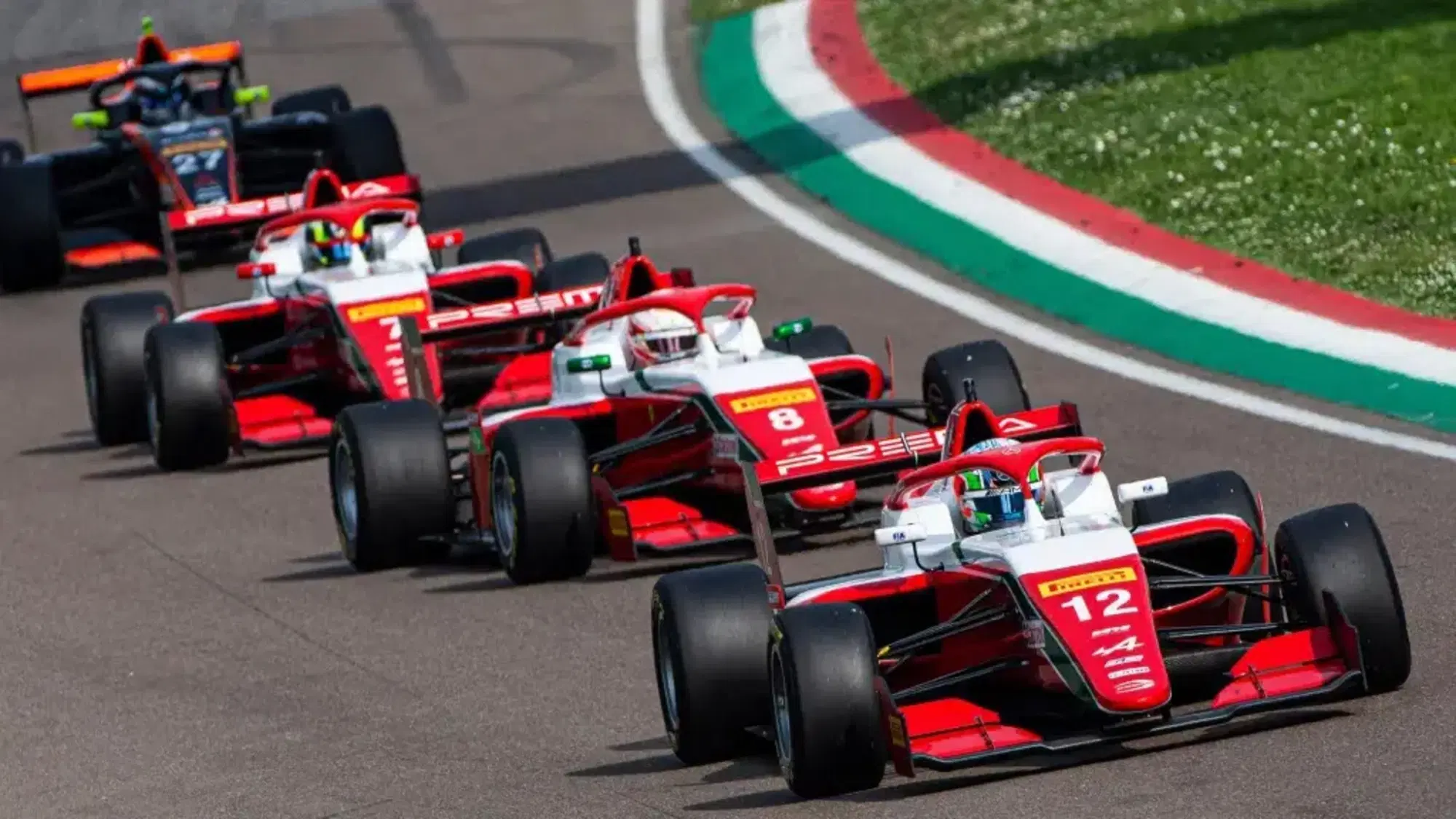 Kimi Antonelli a Imola ai tempi della Formula Regional European Championship by Alpine, campionato vinto nel 2023