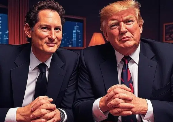 Ma per Elkann quando si tratta di fare affari vanno bene anche Donald Trump e il saudita Bin Salman? Menomale che &egrave; il padrone di giornali progressisti come La Repubblica e La Stampa&hellip;